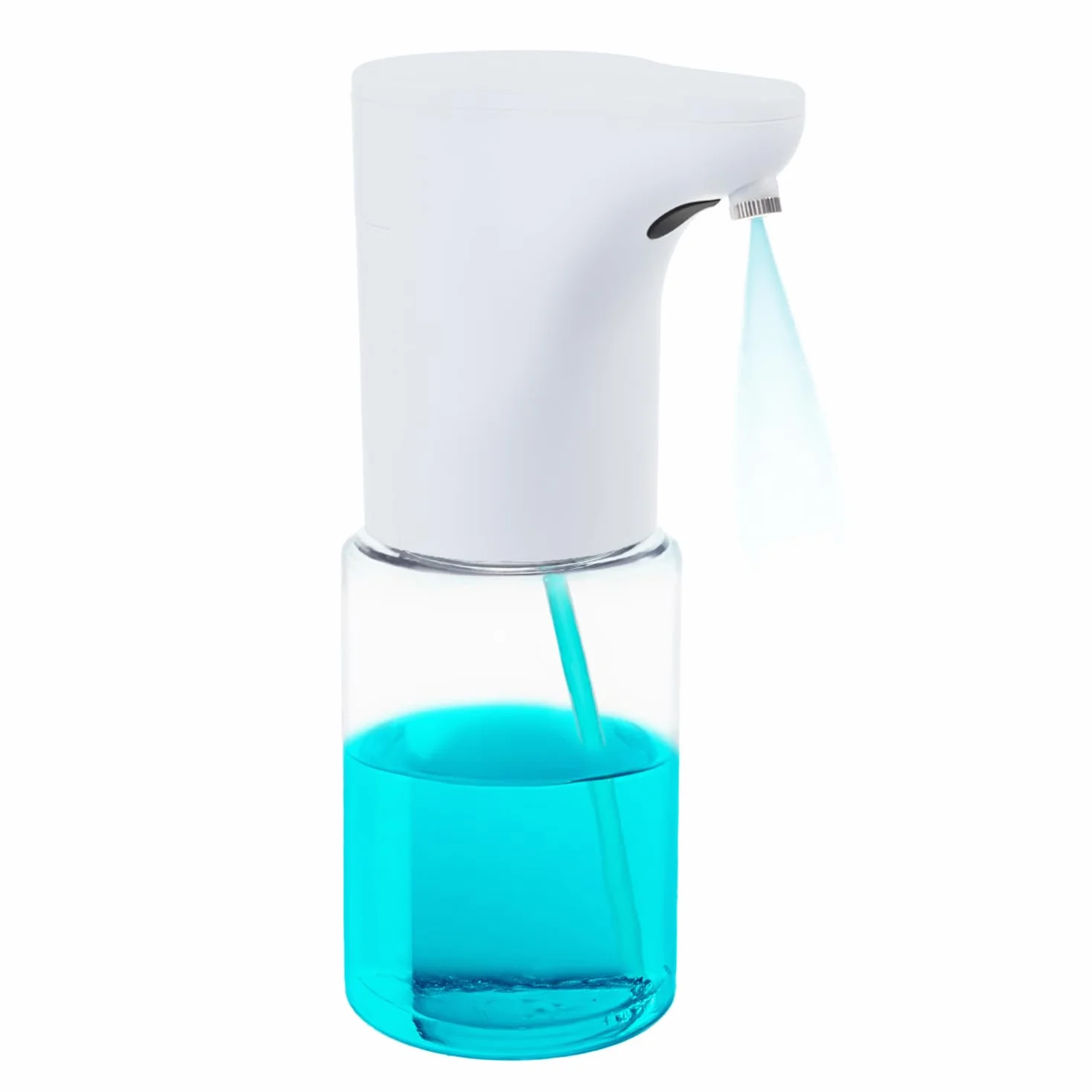 Automatyczny dozownik mydła, 300 ml, z czujnikiem podczerwieni, automatyczny dozownik mydła w płynie, środków dezynfekujących, żeli pod prysznic i szamponów, elektroniczny dozownik mydła