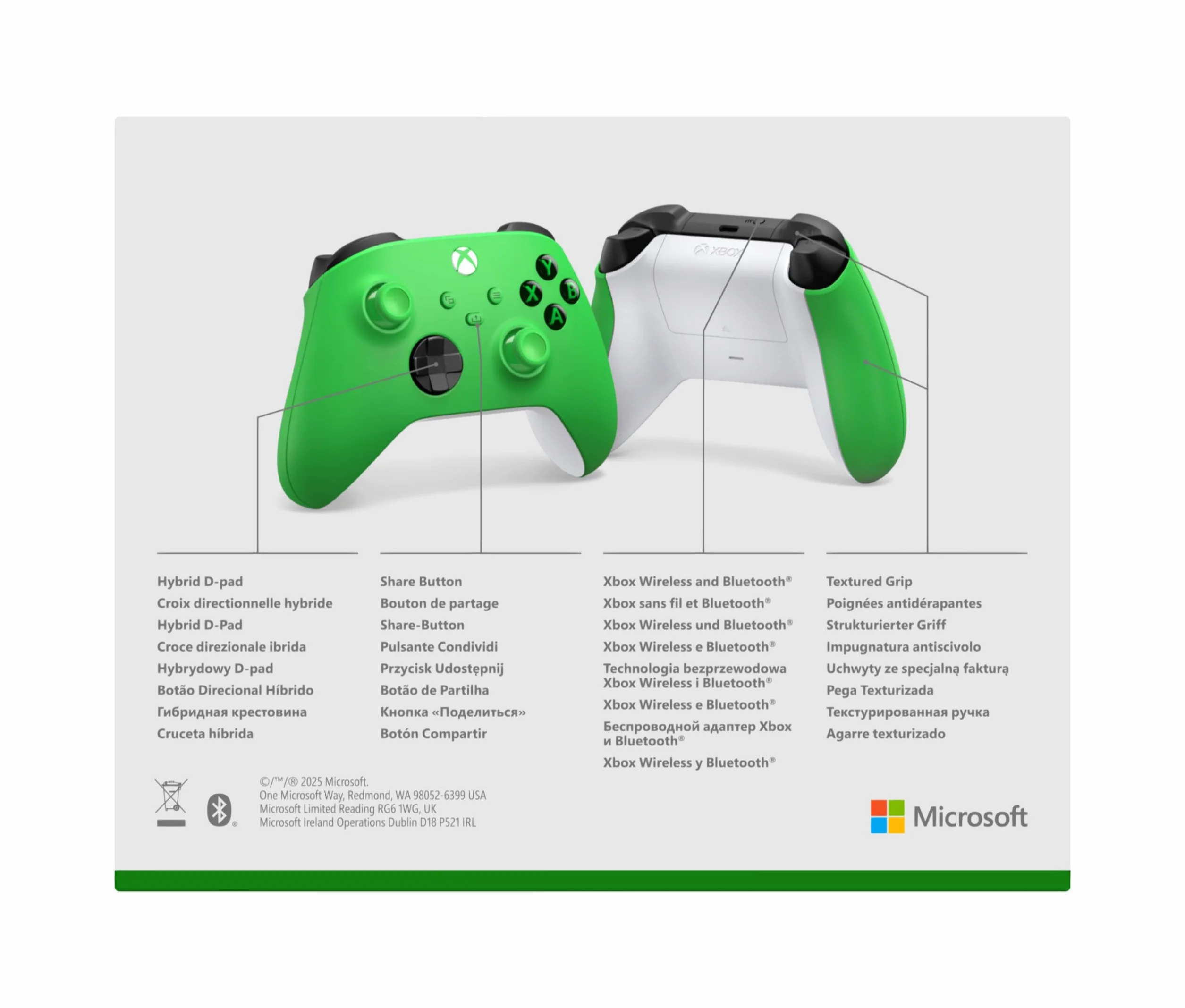 Kontroler bezprzewodowy Xbox - Velocity Green
