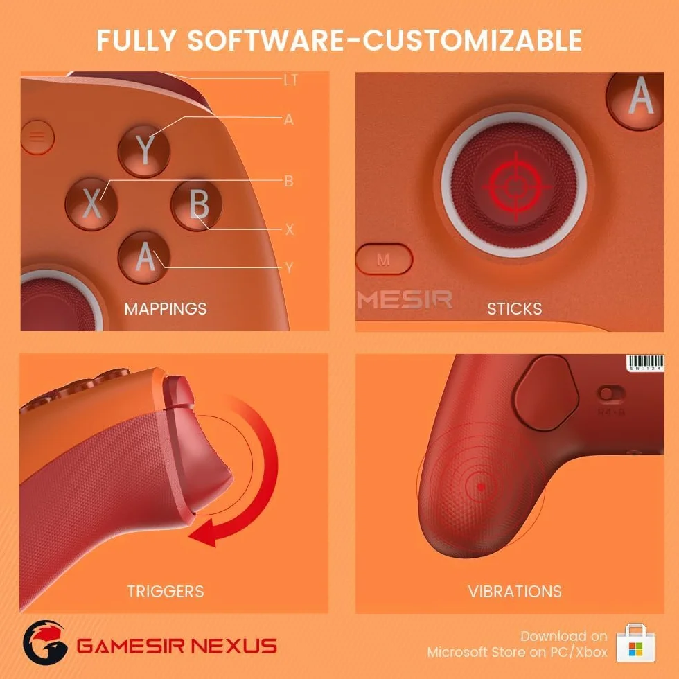 GameSir G7-SE Wired Controller for Xbox & PC Orange