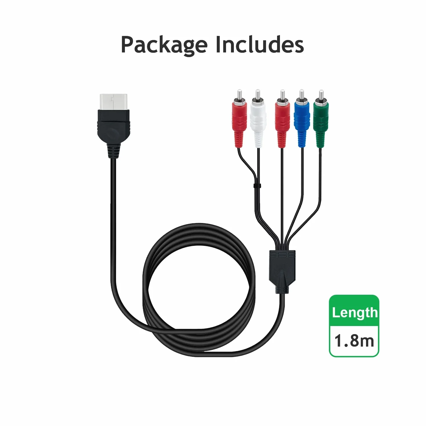 Mcbazel Komponent TV High-Definition Composite AV Kabel audio wideo do klasycznej oryginalnej konsoli Xbox