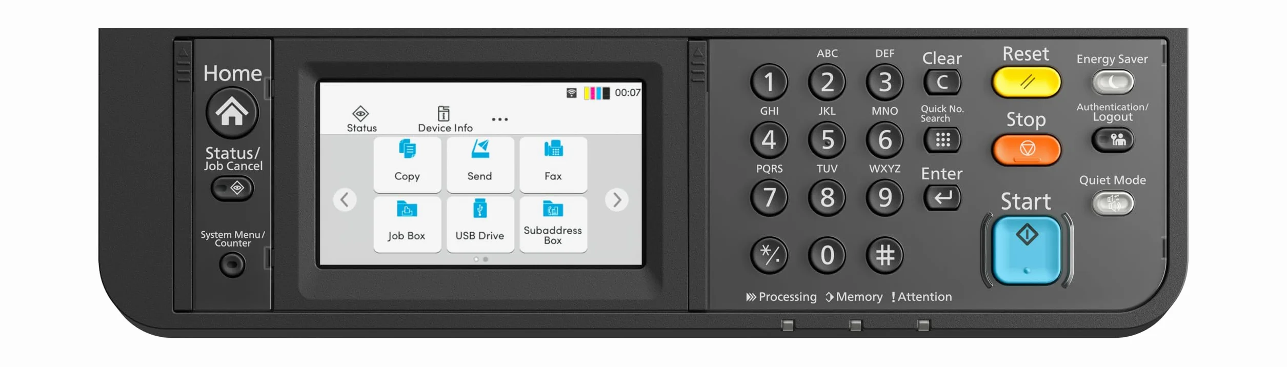 Kyocera ECOSYS MA2600CWFX - Multifunktionsdrucker - Farbe - Laser - Legal (216 x 356 mm)/