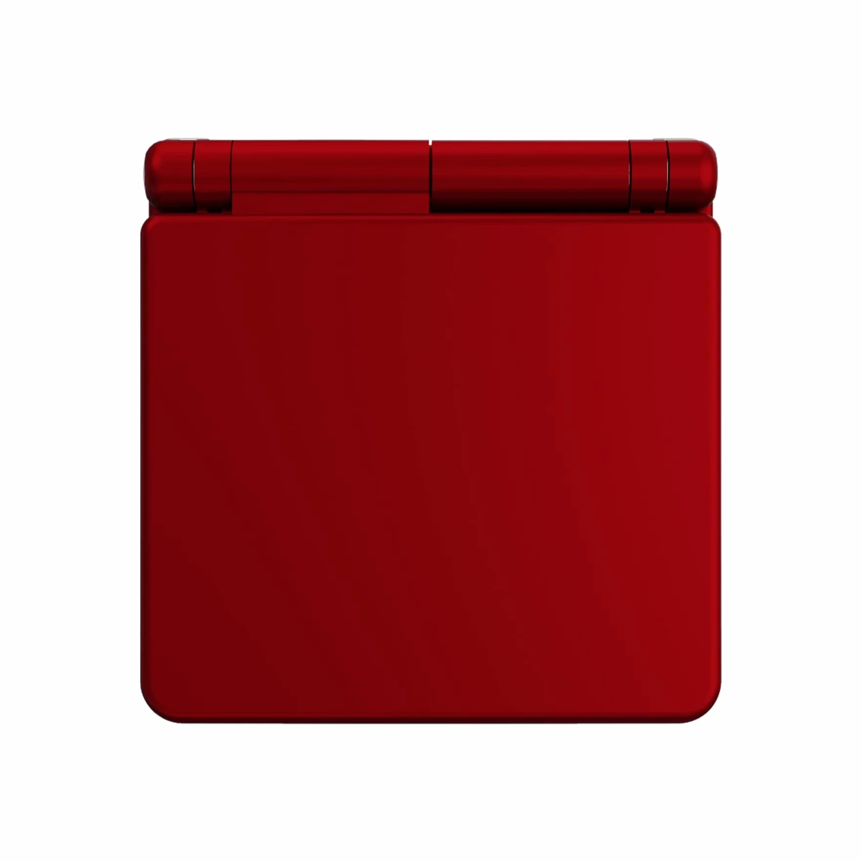 eXtremeRate Szkarłatny Czerwony Soft Touch Housing Shell dla Gameboy Advance SP GBA SP IPS Ready