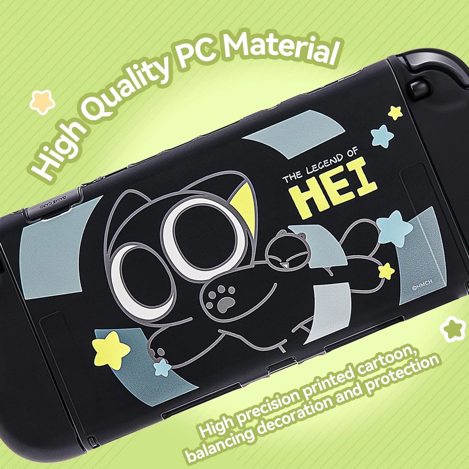 GeekShare Pełna powłoka ochronna kompatybilna z Switch 2, twarda obudowa PC zaprojektowana dla konsoli do gier Switch 2025 i kontrolerów Joy Con - seria HEI