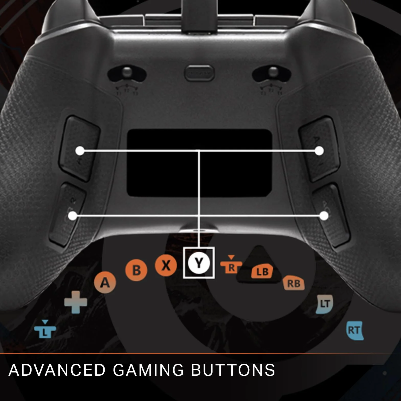 Kontroler przewodowy PowerA FUSION Pro 4 do konsoli Xbox Series X|S, drążki z regulacją wysokości, drążki halotronowe, przyciski z możliwością mapowania, licencjonowany produkt