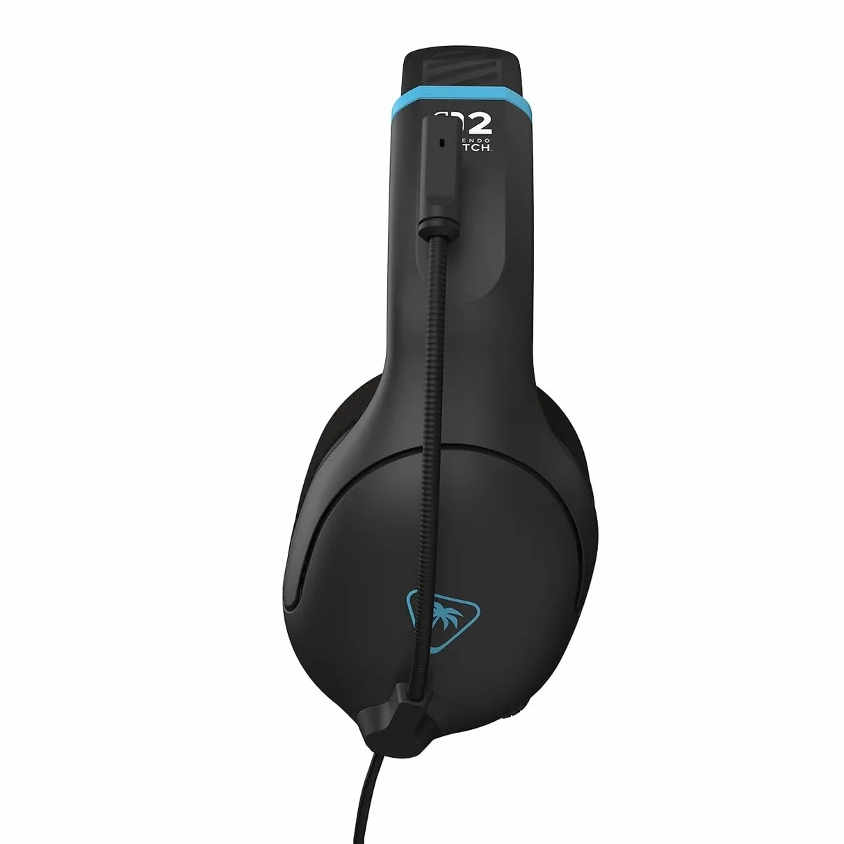 Turtle Beach Przewodowy zestaw słuchawkowy do gier Airlite Fit oficjalny włączony do Nintendo Switch 2, 1 i OLED, czarny