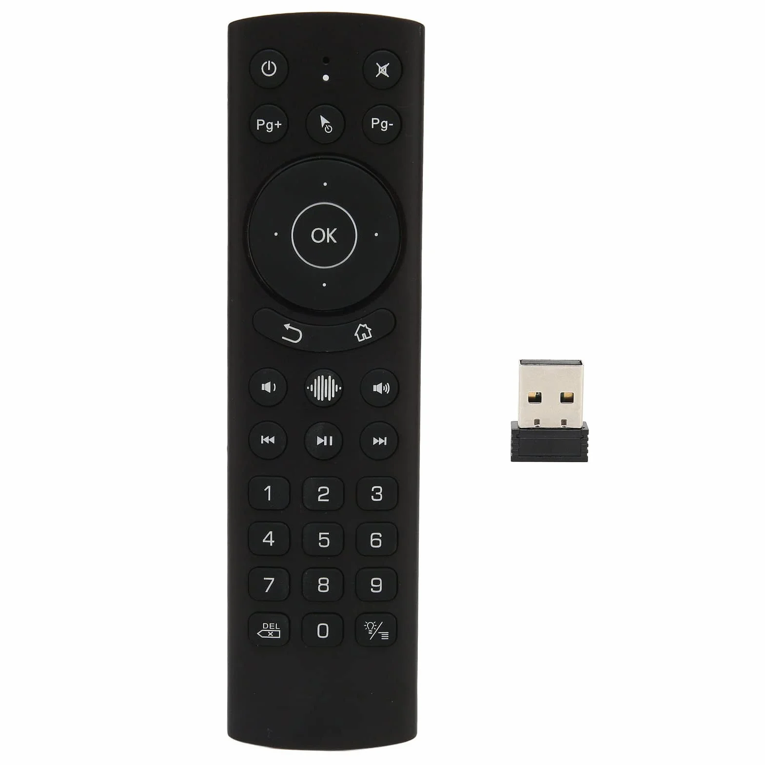 G20S Pro Voice Air Remote, Nauka IR, Bezprzewodowa Klawiatura z Podświetleniem USB z żyroskopem do TV Box, PC, Smart TV, Protector, HTPC Itp.(G20S PRO)