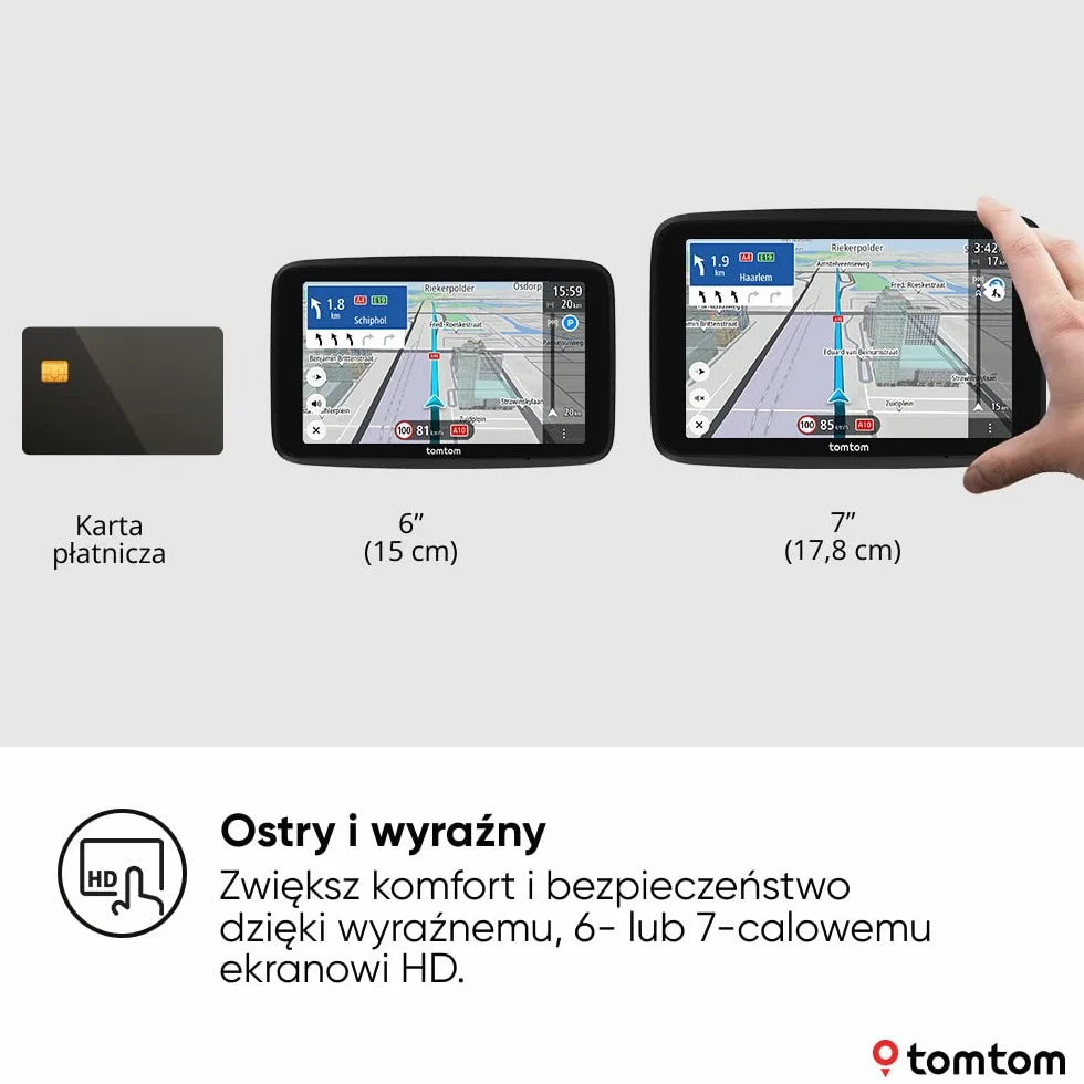 TomTom GO Expert Plus Nawigacja satelitarna dla ciężarówek (7-calowy ekran HD, trasy i UM-y dla dużych pojazdów, TomTom Traffic, mapy świata, wskazówki wizualne, USB-C)