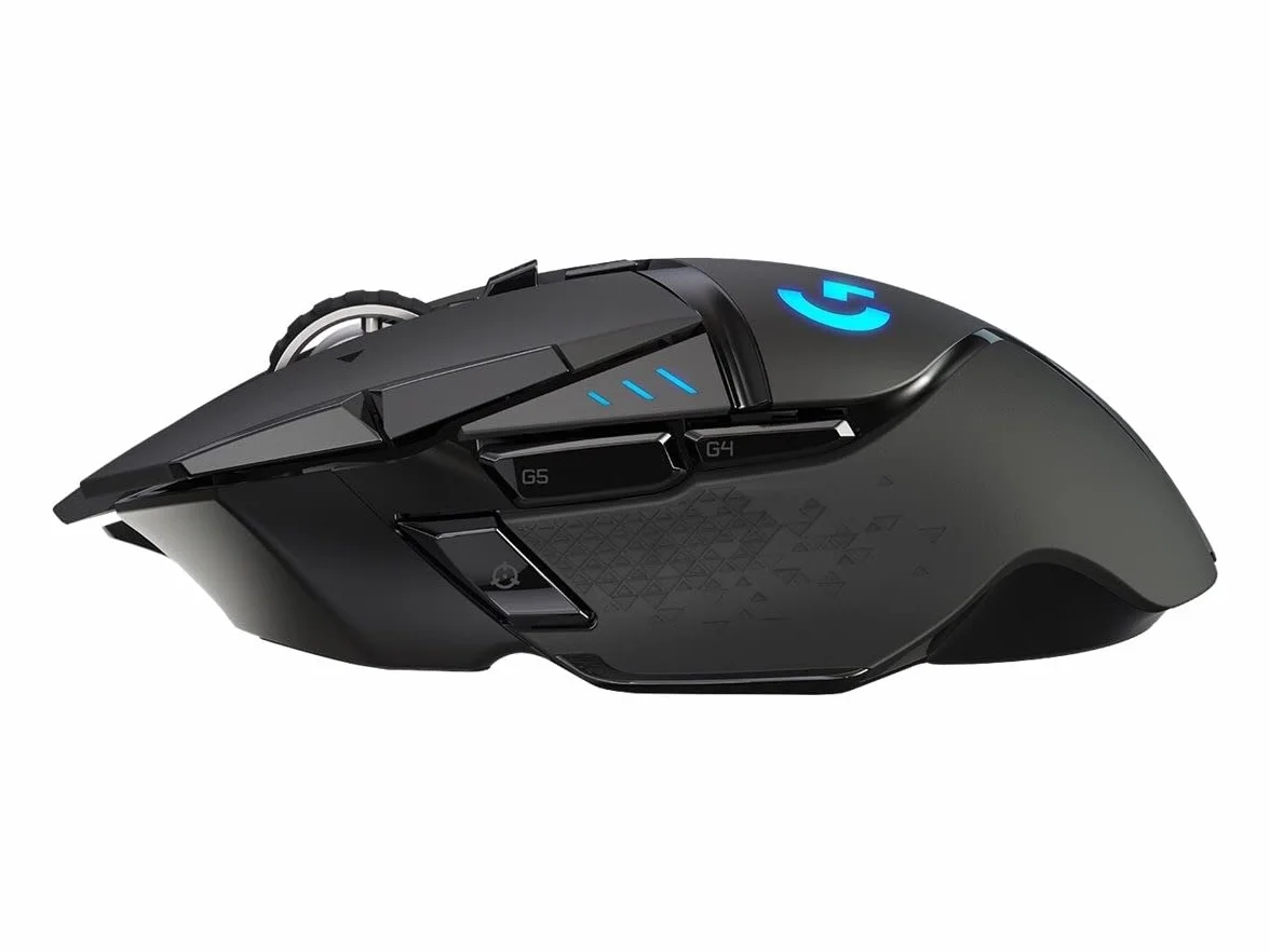Logitech G G502 LIGHTSPEED Bezprzewodowa mysz gamingowa, HERO 25K, 25600 DPI, 11 przycisków, czarna