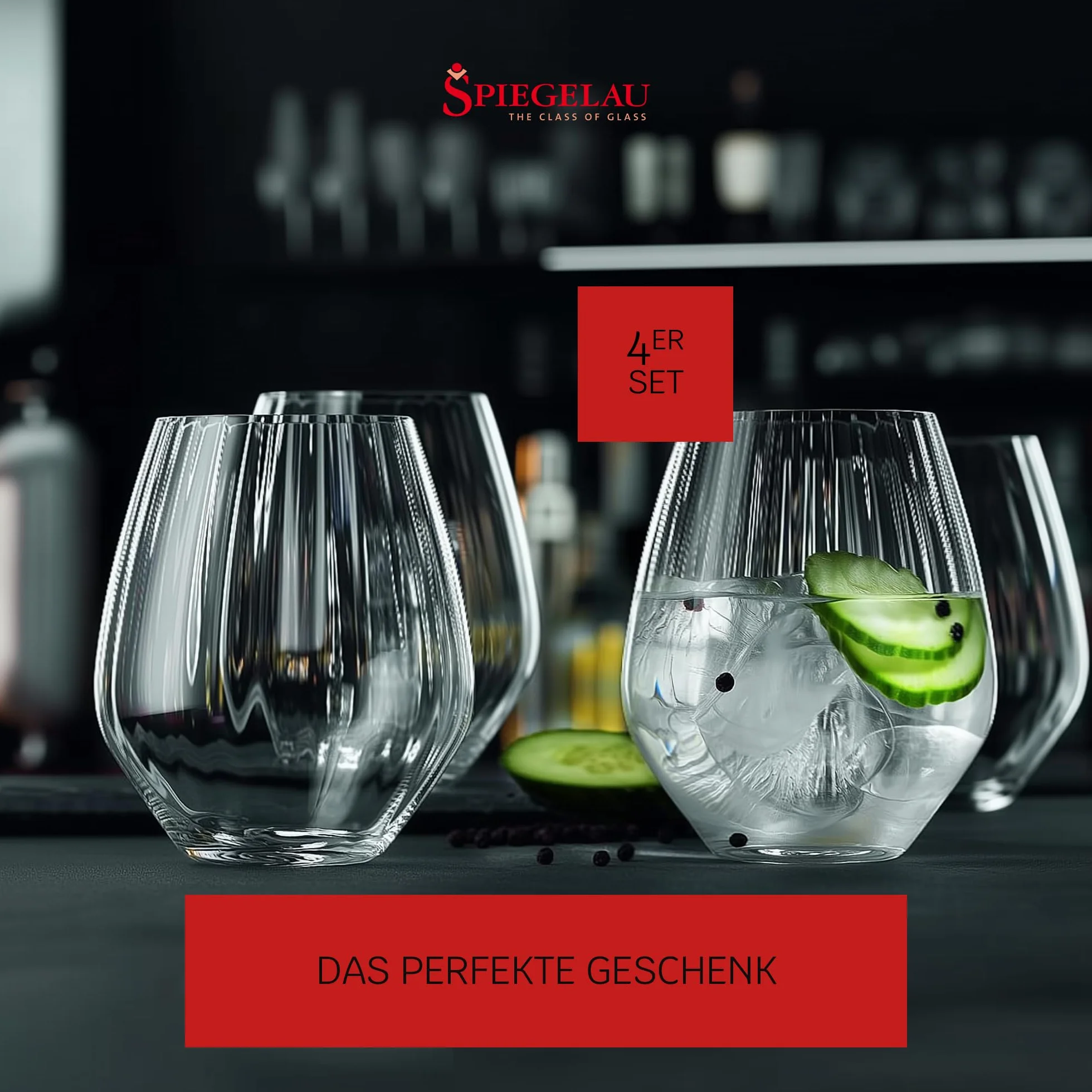 Spiegelau & Nachtmann 4-częściowy zestaw szklanek do ginu 625 ml szkło kryształowe