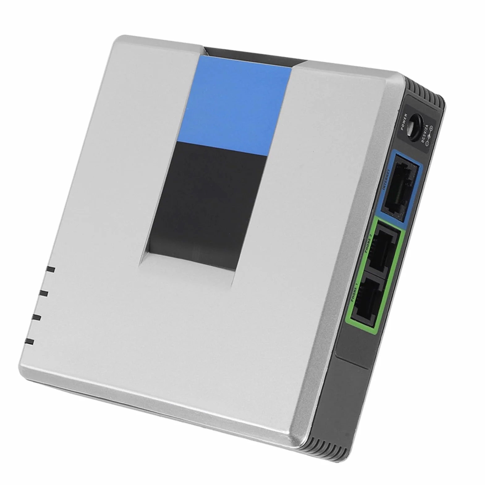 VoIP GatewayInternet Telefon VoIP 2 Porty Adapter SIP RJ45 Kabel do Routera ORINIONE PAP2T + Telefon = Krajowy Międzynarodowy lub (Szerokopasmowy + Router Szerokopasmowy (wtyczka UE)