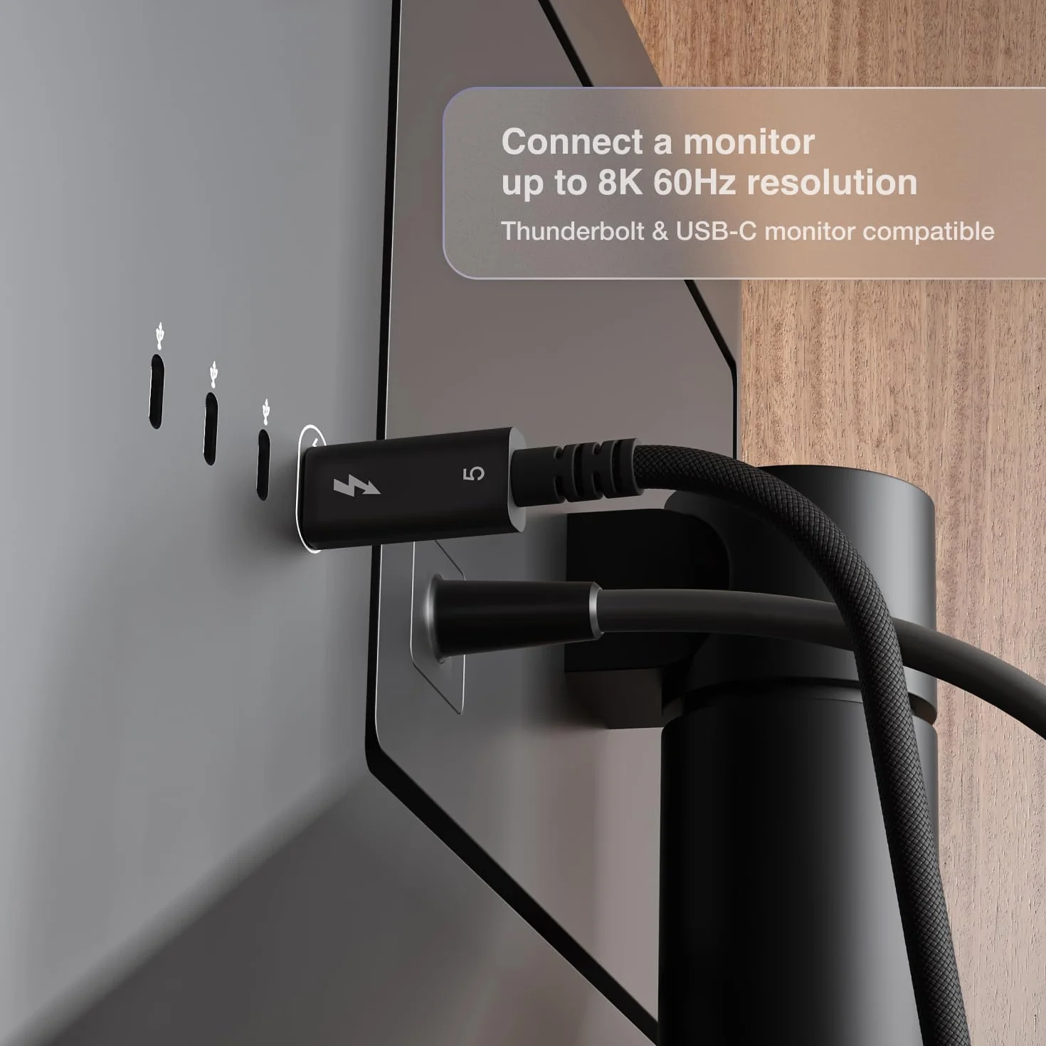 CalDigit Thunderbolt 5 (USB-C) kabel Pro (pleciony 1,0 m)