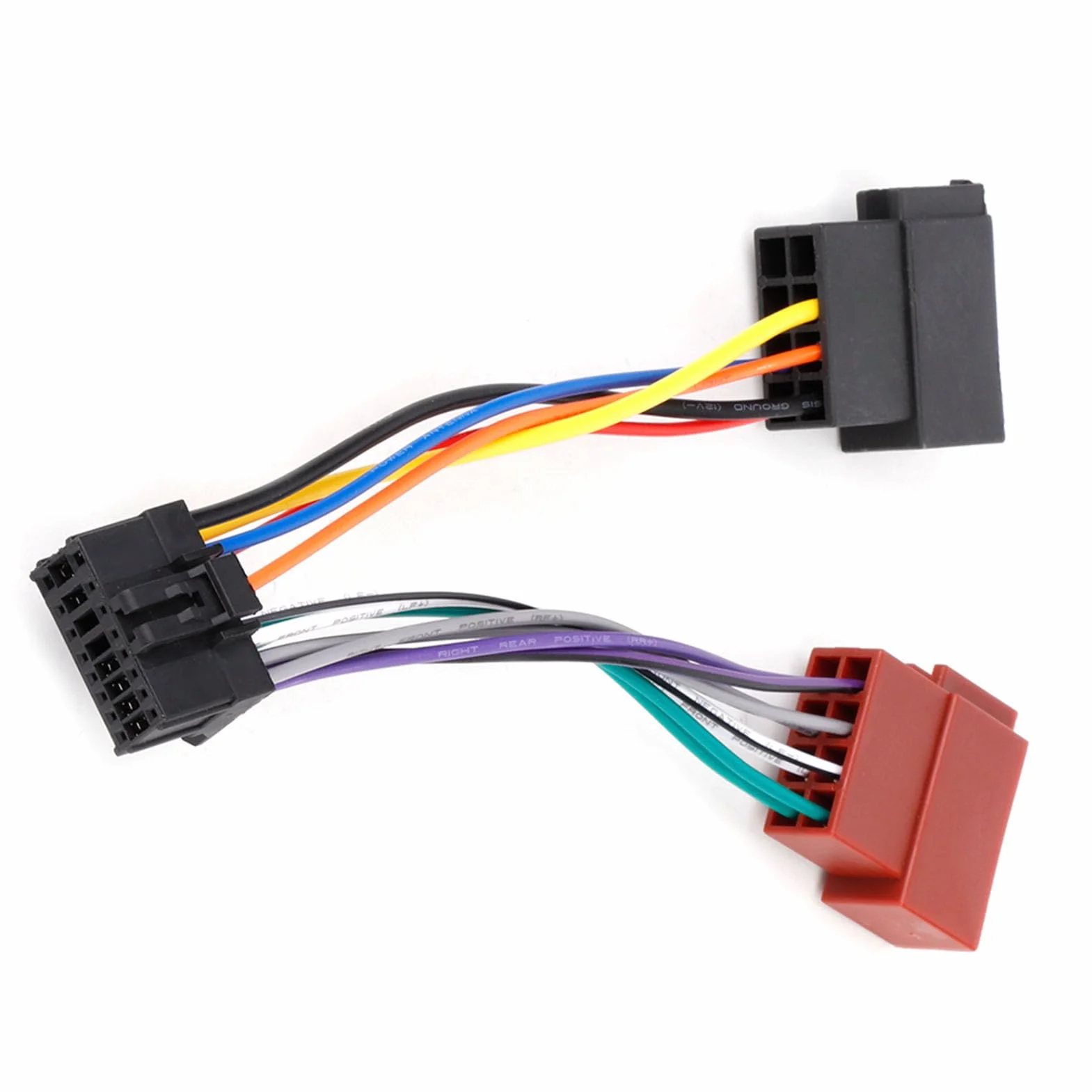 WIĄZKA STEREO CAR 16 PIN DO MINI ISO 8PIN Kabel Okablowania dla 2003-On-łatwa Instalacja, Adapter Wtyczki i Odtwarzania
