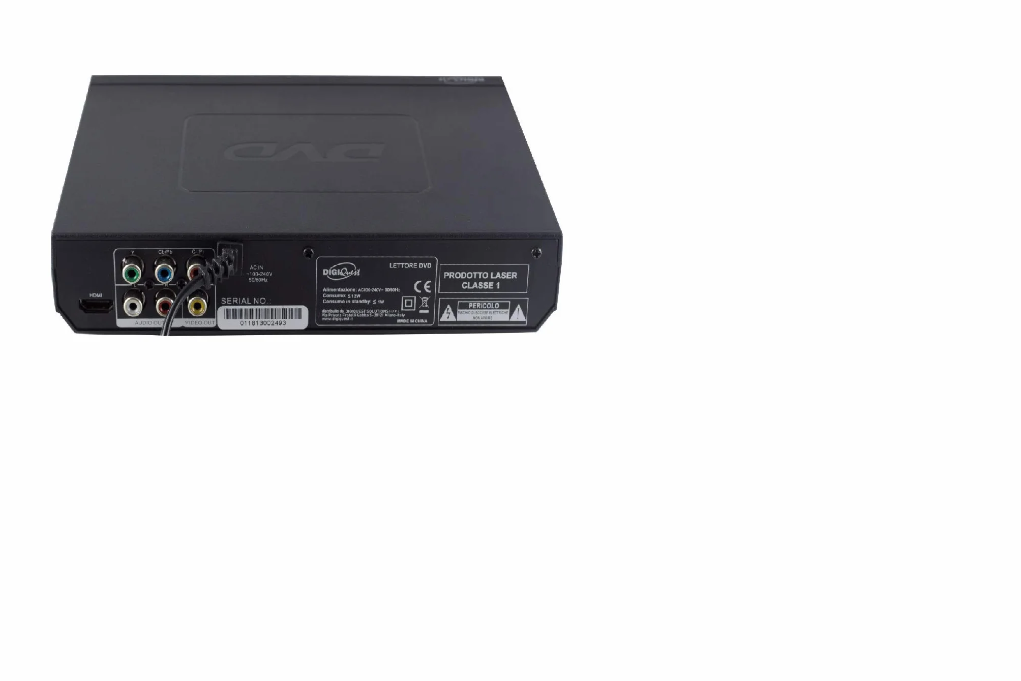 Digiquest Odtwarzacz DVD Easy, czarny