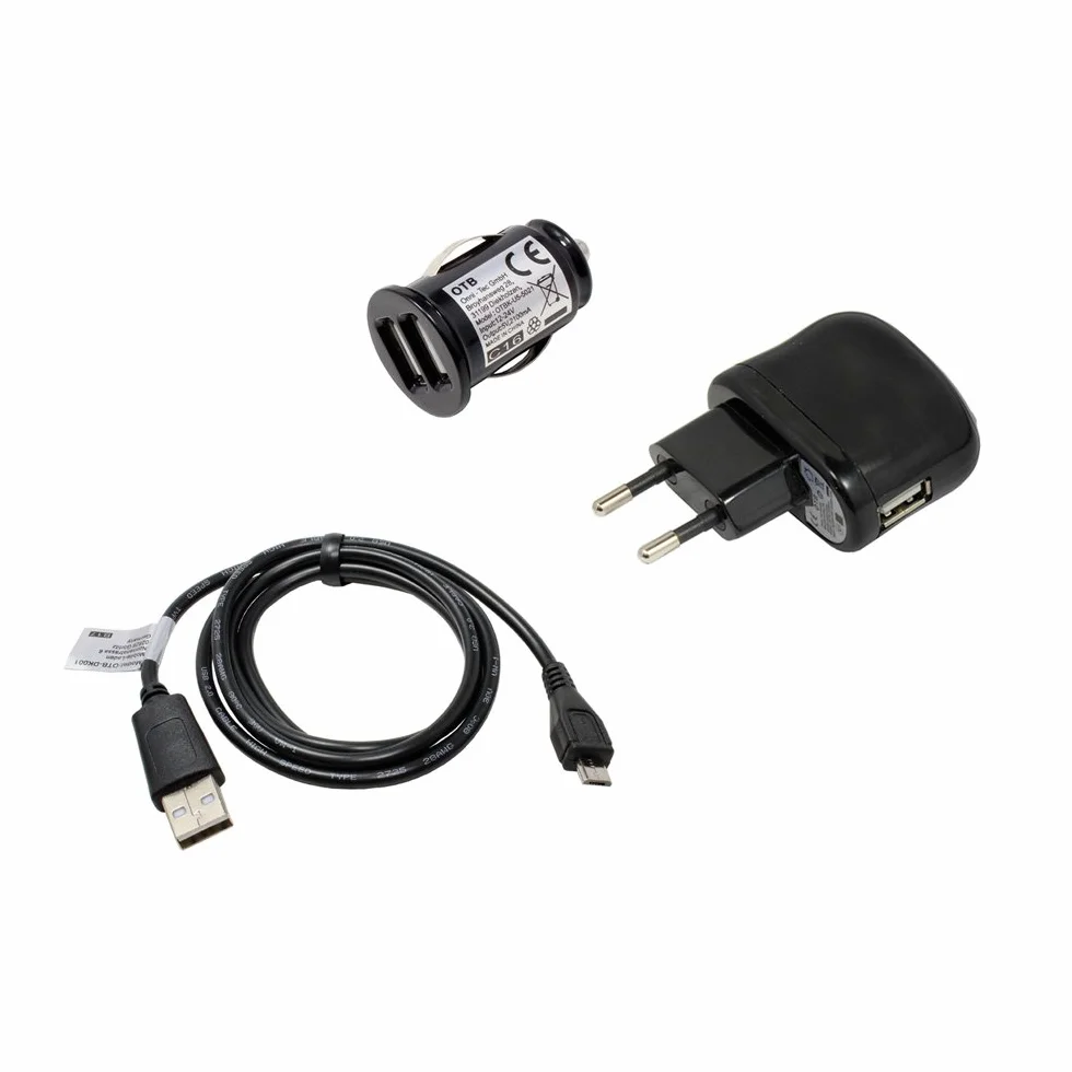 Zestaw do ładowania Nokia 8110 4G, Zasilacz samochodowy, kabel USB, ładowarka, 2100mA