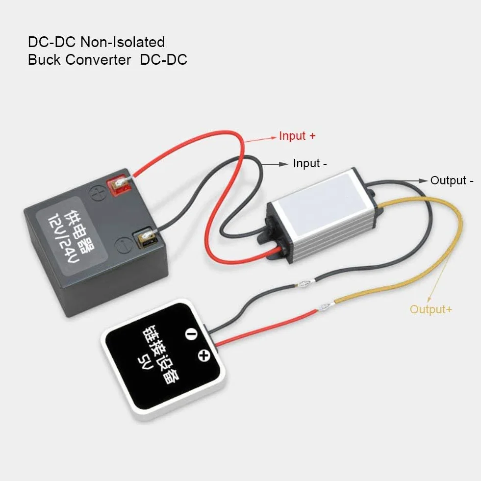 Przetwornica Obniżająca DC na DC 18V na 12V Obniżająca Napięcie, Przetwornica 24V na 12V Przetwornice Mocy w Sklepie Garażowym 24V na 12V Płyta Regulatora Napięcia DC Zasilacz