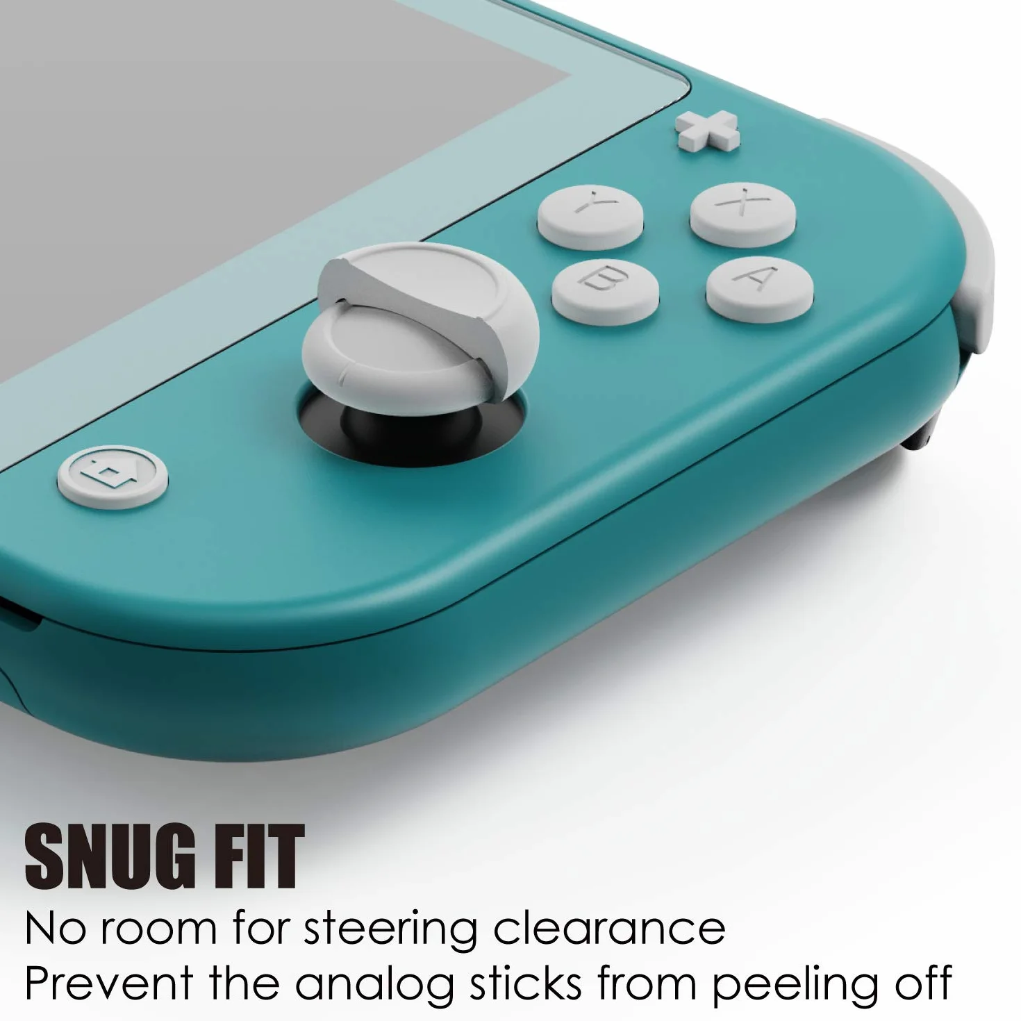 Skull & Co. Skin, CQC i FPS Master Thumb Grip zestaw uchwytów na kciuki, nakładki na joystick analogowy, do Nintendo Switch Lite, joysticki, szary, 3 pary (6 szt.)