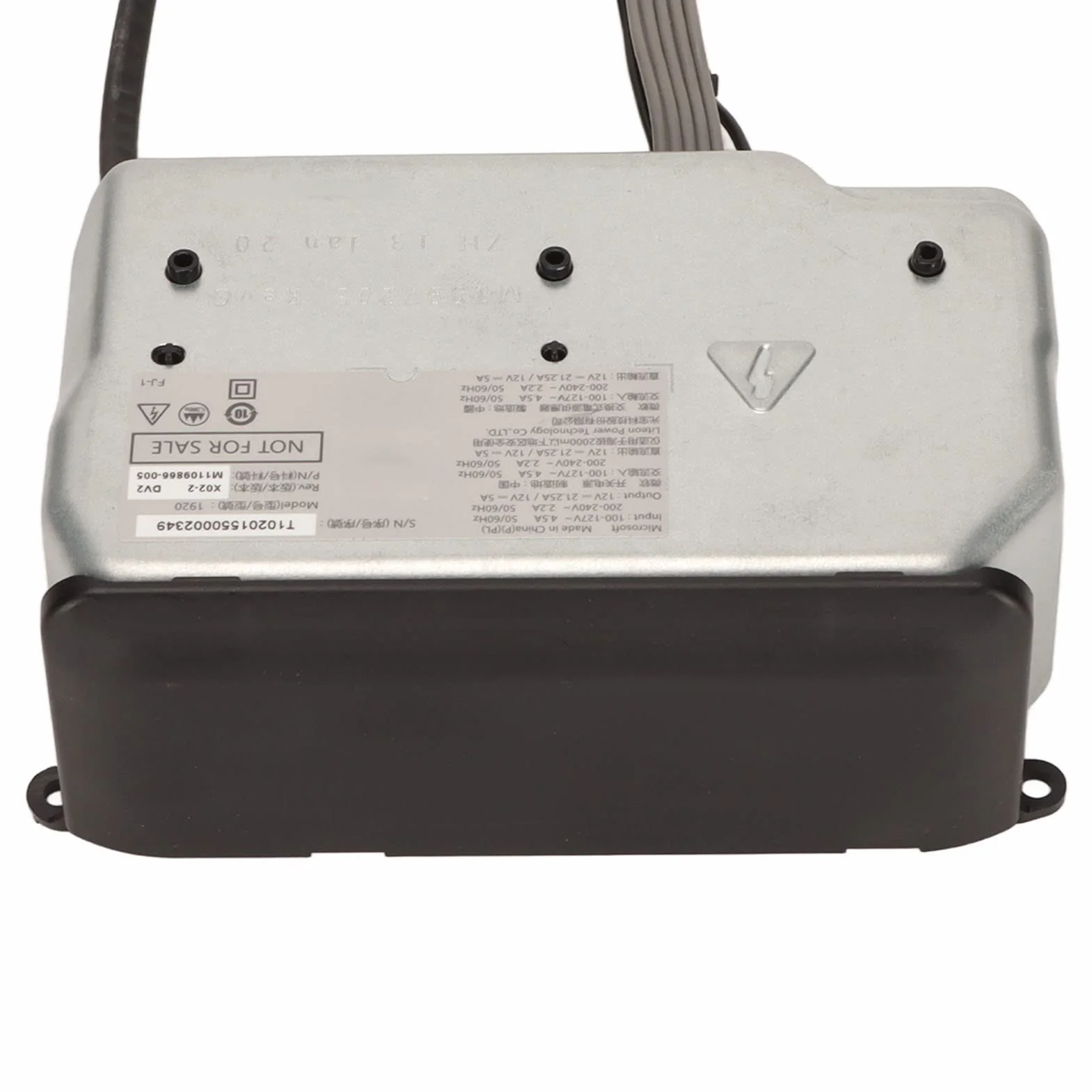 Wewnętrzny Zasilacz Gry, do Zasilacza Xbox Series X, Wymień Zasilacz Kontrolera Gier z Przewodem Zasilającym do Konsoli Xbox Series X 100-127 V 200-240 V(Wtyczka UE)