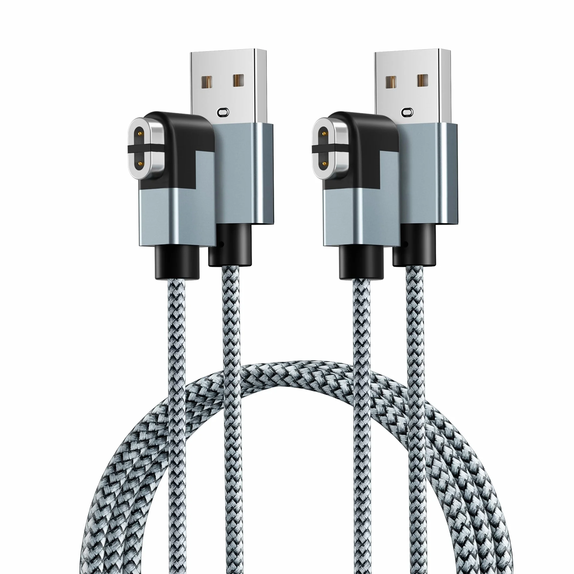 RUXELY Kabel do ładowania Shokz 1,2 m, 2 sztuki, magnetyczny kabel USB A do słuchawek do ładowania Shokz OpenRun S803, After-Shokz Aeropex AS800, OpenRun Pro Mini S811, Shokz OpenComm 2, OpenRun Air
