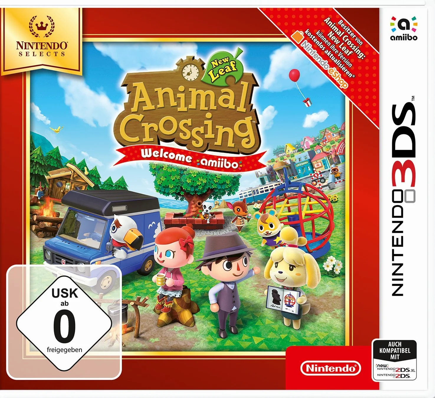 Animal Crossing: New Leaf - Welcome amiibo - Nintendo Selects - [3DS]