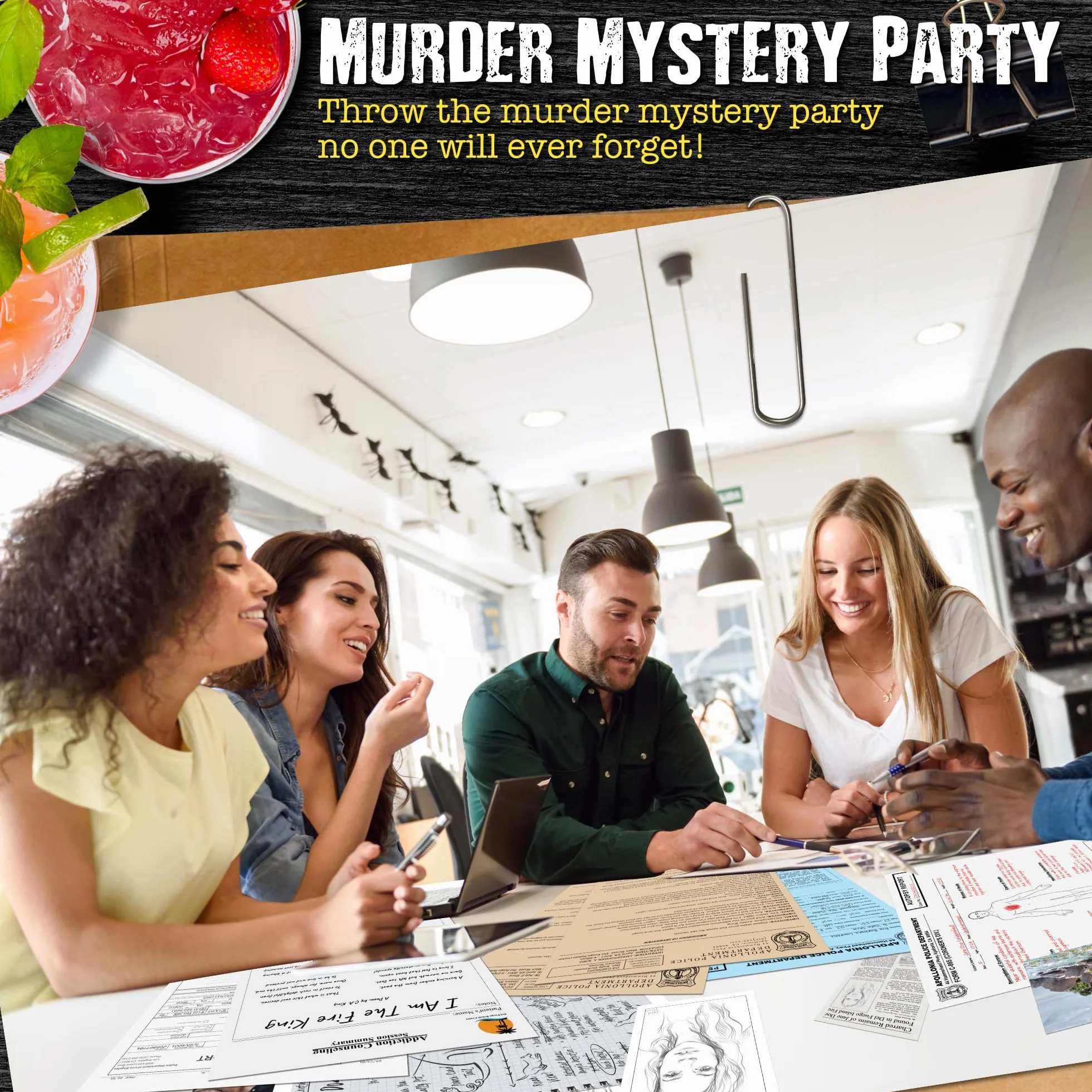 UNSOLVED CASE FILES Gra towarzyska z tajemniczym morderstwem