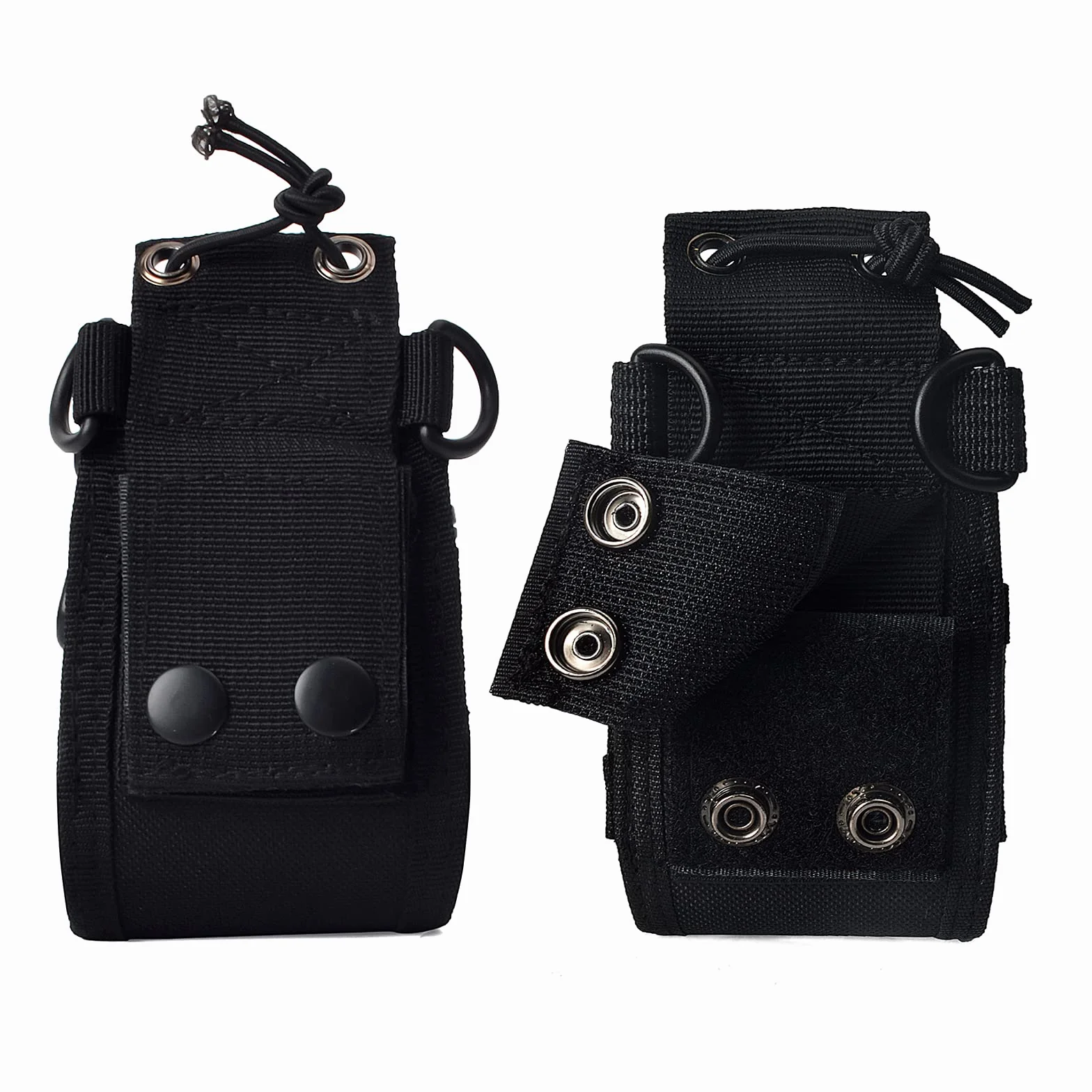 Wielofunkcyjny uchwyt na radio 3 w 1, etui kompatybilne z Kenwood Yaesu Icom Motorola Baofeng UV5R UV82 TYT UV5RA HYT 888S dwukierunkowe radio Walkie Talkie (2 sztuki)