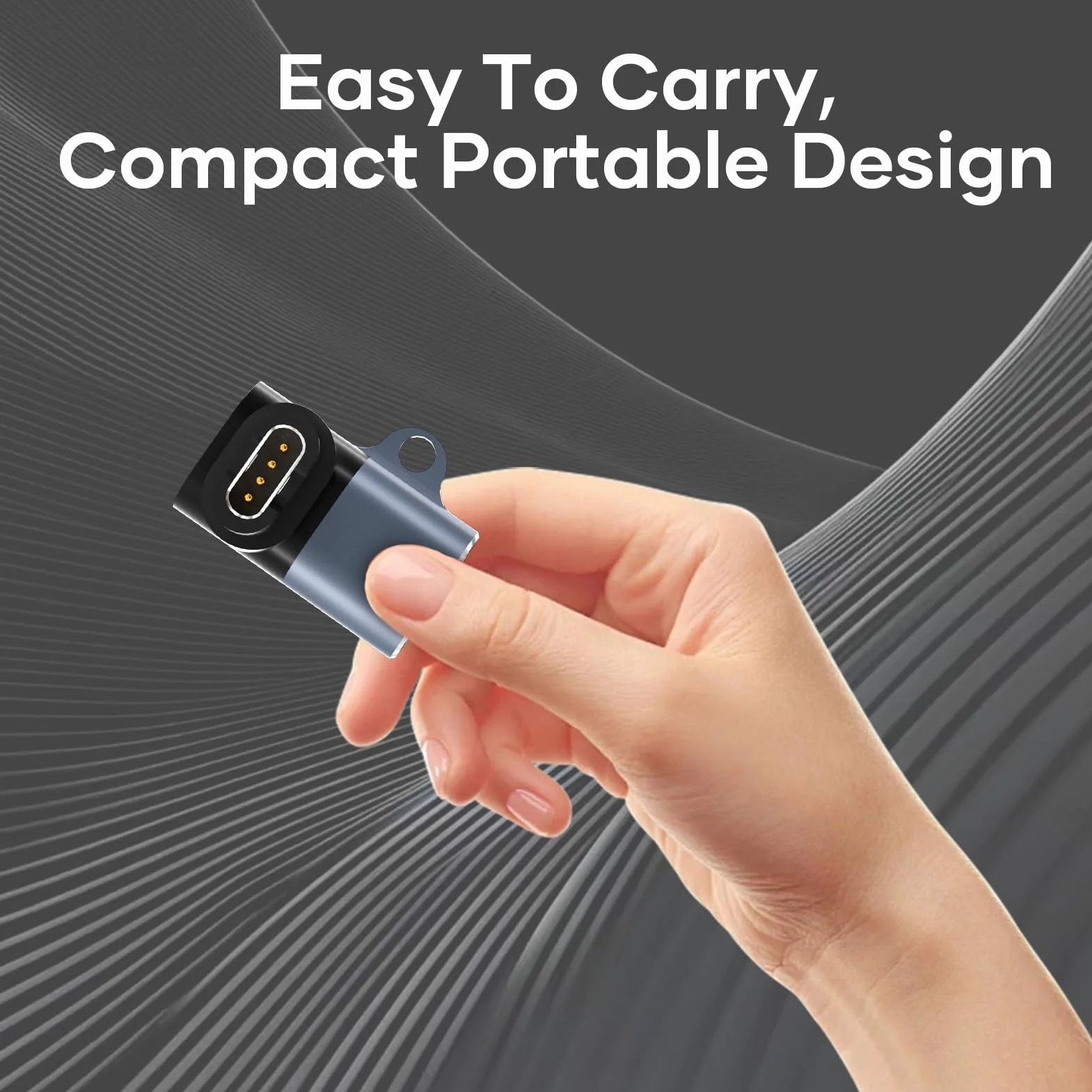 Adapter USB C do ładowania zegarka Garmin Fenix 8/8 Solar/7S/7X/E/6, Forerunner 945/955/965/265/55, Tactix, Vivoactive 4S/5, Venu 2S, 3S, SQ, Epix Pro 2, Instinct 2X, 3 szt