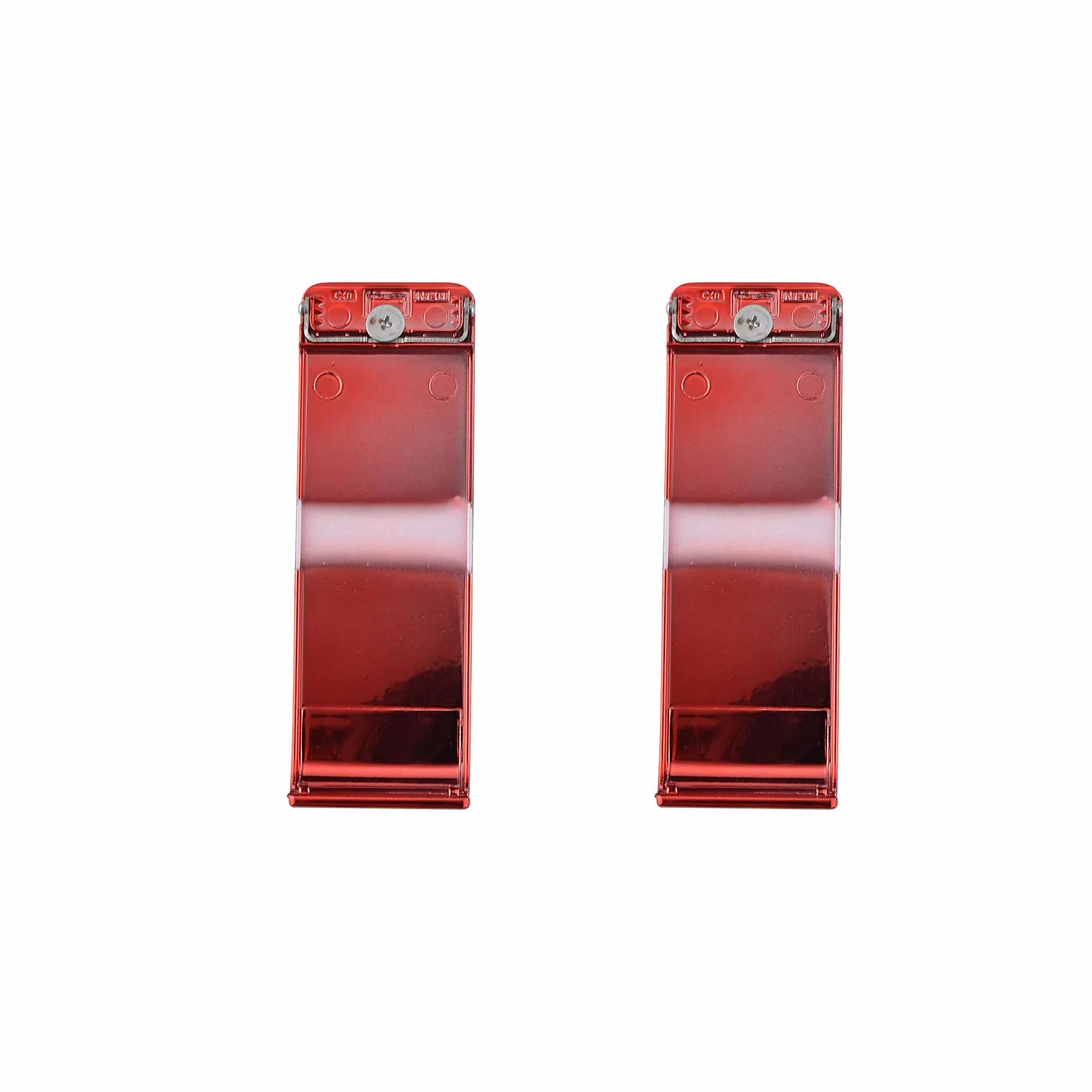 eXtremeRate 2 Zestaw Chrom Czerwony Wymiana Podpórka dla Nintendo Switch Konsoli, Back Bracket Holder Kick Stand dla Nintendo Switch Konsoli - Konsola Nie Jest Wliczona W Cenę