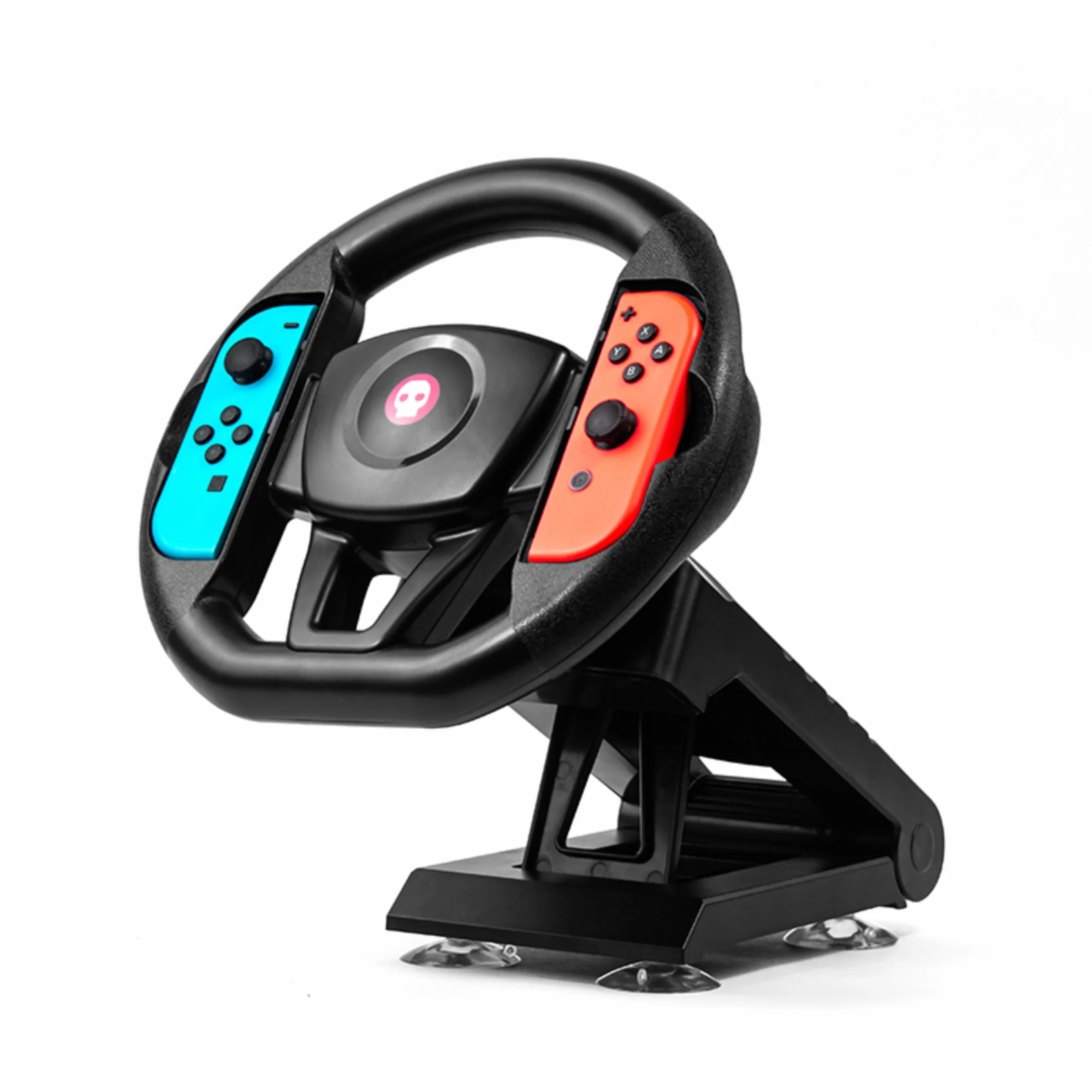 Konix Joy Con Steering Wheel Table Attachment Lenkrad Nintendo Switch black