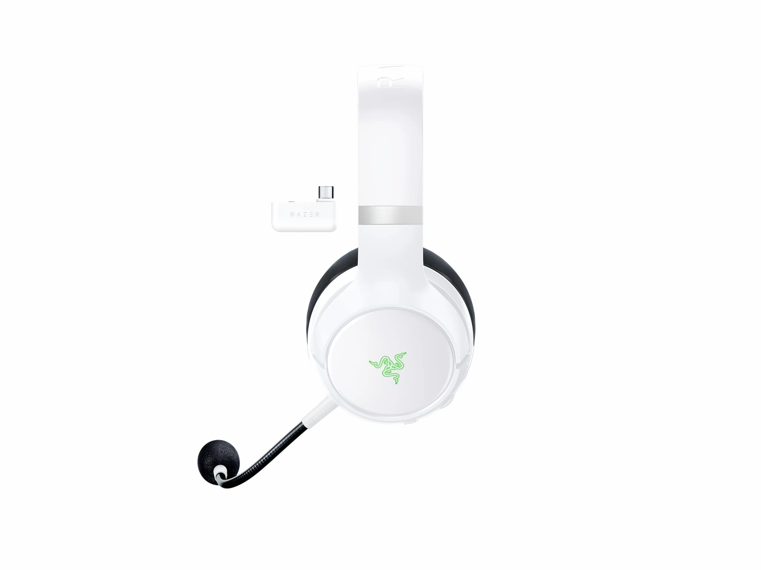 Razer Kaira Pro - bezprzewodowy zestaw słuchawkowy do konsoli Xbox Series X i mobilnych konsol Xbox Gaming (50mm przetworniki, mikrofon HyperClear Supercardioid, specjalny mikrofon) Biały