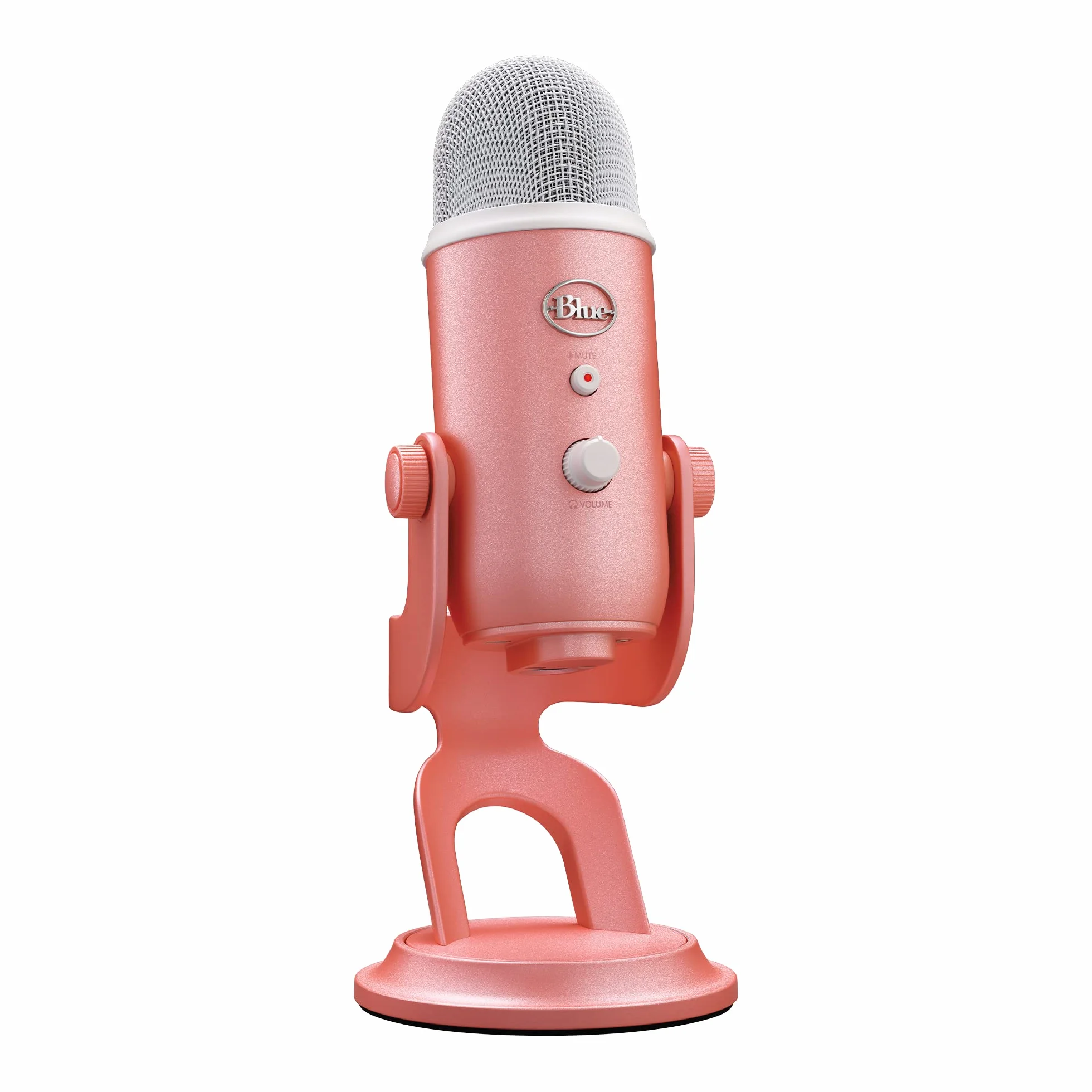 Logitech G Blue Yeti Premium Mikrofon USB do Streamingu Gier, Technologia Blue VO!CE, PC, Podcast, Studio, do Komputera, Motywy Streamlabs, Odpowiednie Wykończenie - Różowy