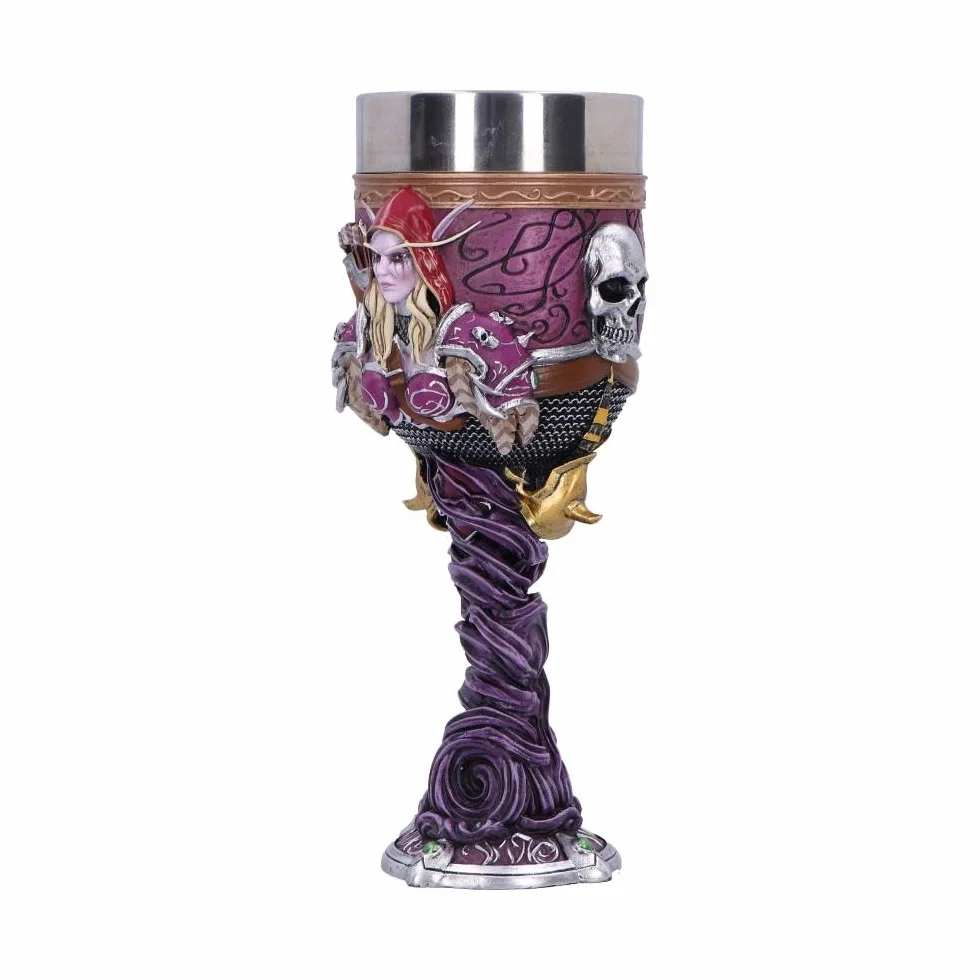 Nemesis Now World of Warcraft Sylvanas Kielich 19,5 cm Banshee Queen Oficjalnie Licencjonowane WoW Merchandise Okulary kolekcjonerskie