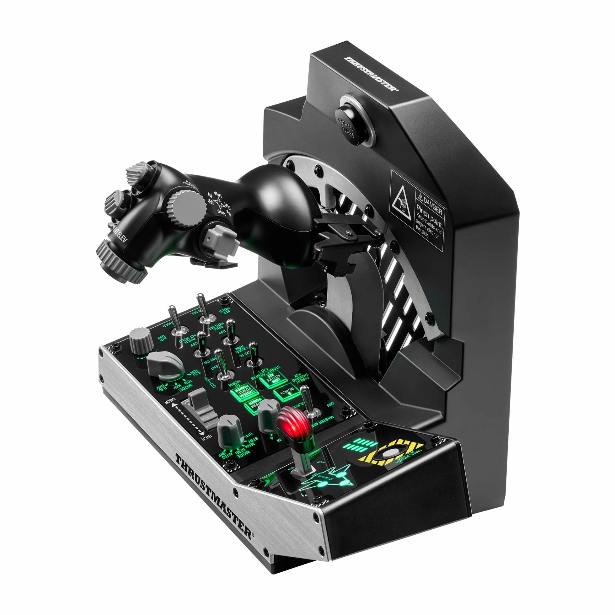 Thrustmaster Viper TQS Mission Pack dla PC, Metalowy Blok Przepustnicy, w Zestawie Przepustnica i Pulpit Sterowniczy, Precyzja Dzięki Efektowi Halla, 64 Przyciski Czynności, 6 Osi