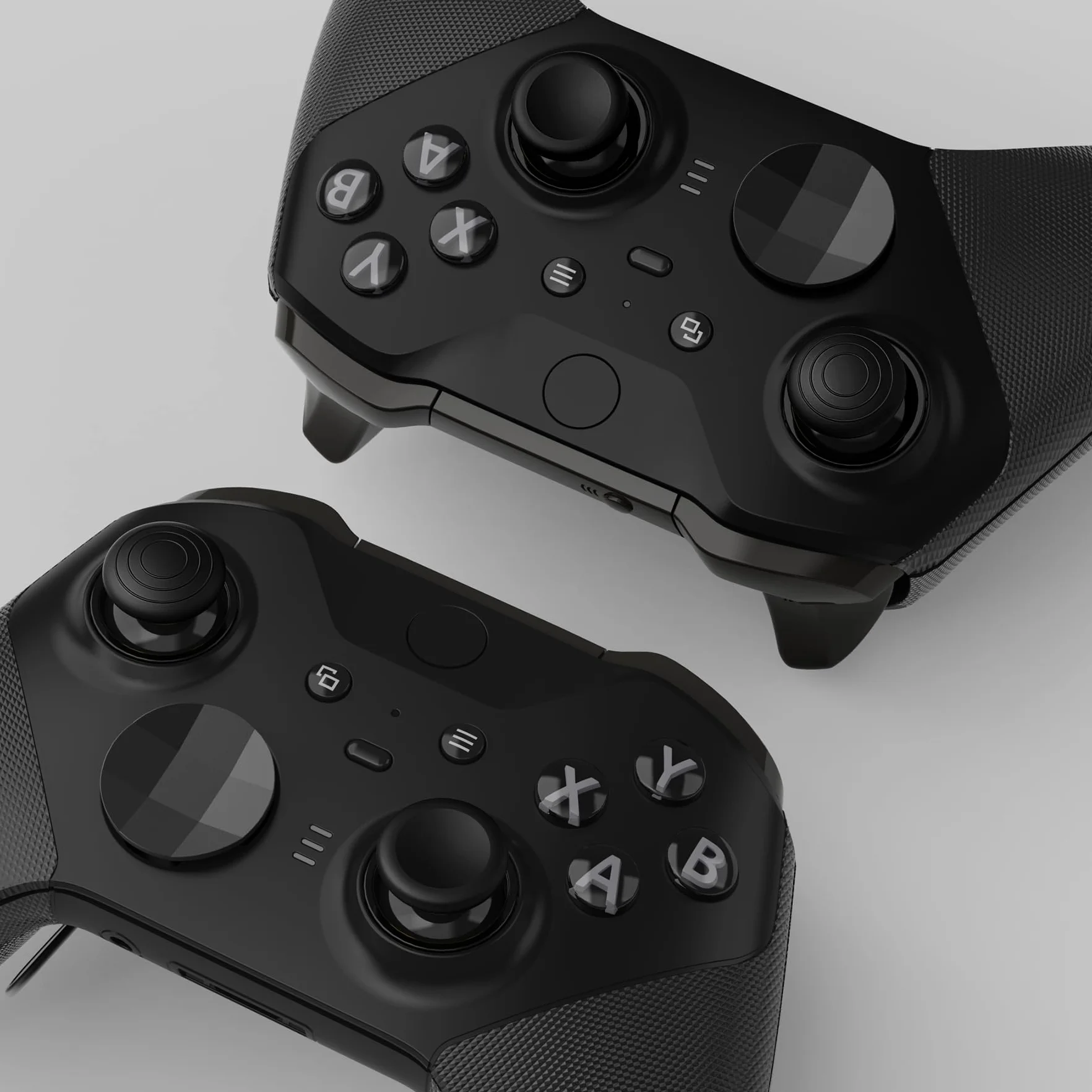 eXtremeRate 6 w 1 Metalowy Wymiana Uchwyt na Kciuki, Zamiana Joysticków Magnetycznych na Kontroler dla Xbox One Elite Series 2 i dla Xbox Elite 2 Core (Model 1797) - Czarny