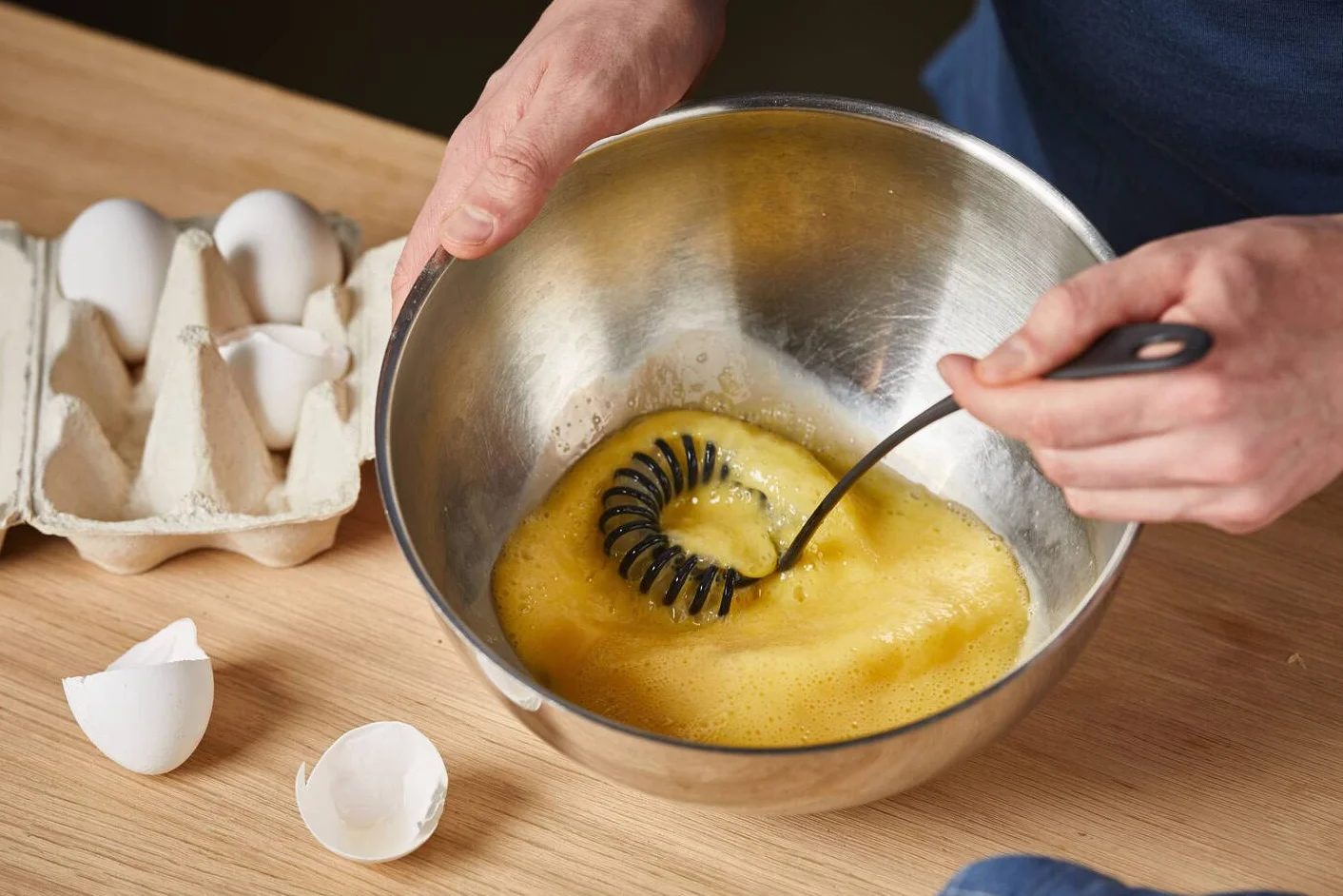 Fiskars Spiral Whisk, długość: 27 cm, Ø 7 cm, Essential, plastik, czarny, 1065596