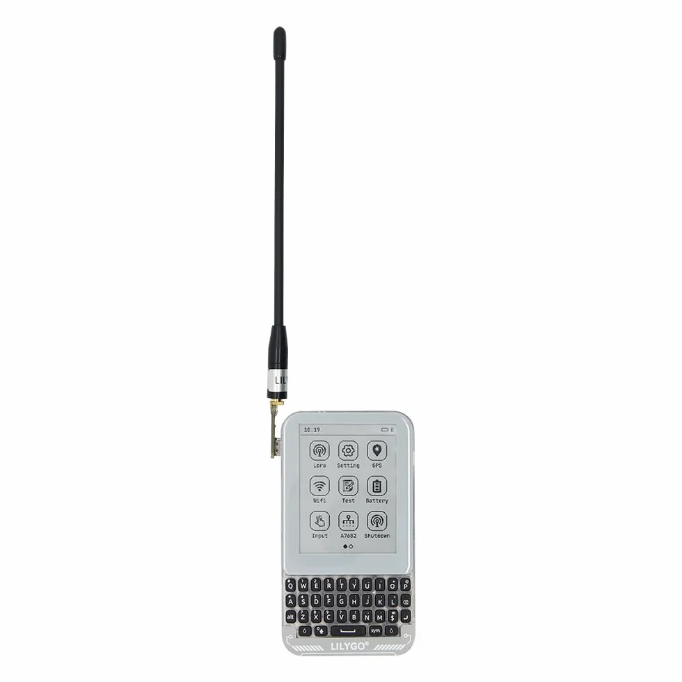 LILYGO T-Deck Pro SX1262 LoRa 868MHz TTGO deska do projektowania z papierem o przekątnej 3,1 cala Ultra Wide Viewing-E o niskim zużyciu energii i zewnętrzną anteną (PCM5102A Meshtcore Firmware)