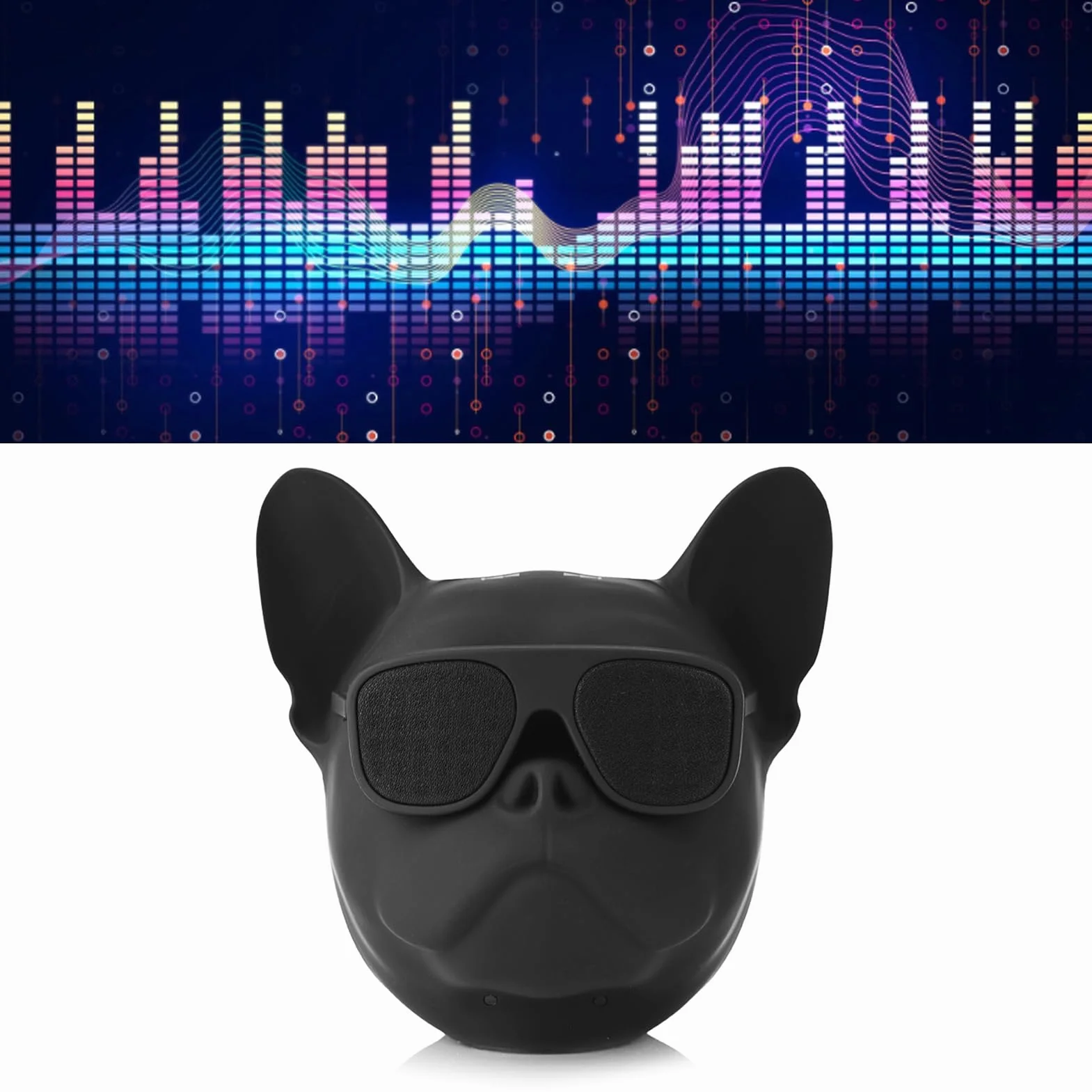 Bezprzewodowy Głośnik Bluetooth, Przenośny Dźwięk Radia w Kształcie Psa Odtwarzacz Muzyczny Bluetooth Bezprzewodowy Głośnik