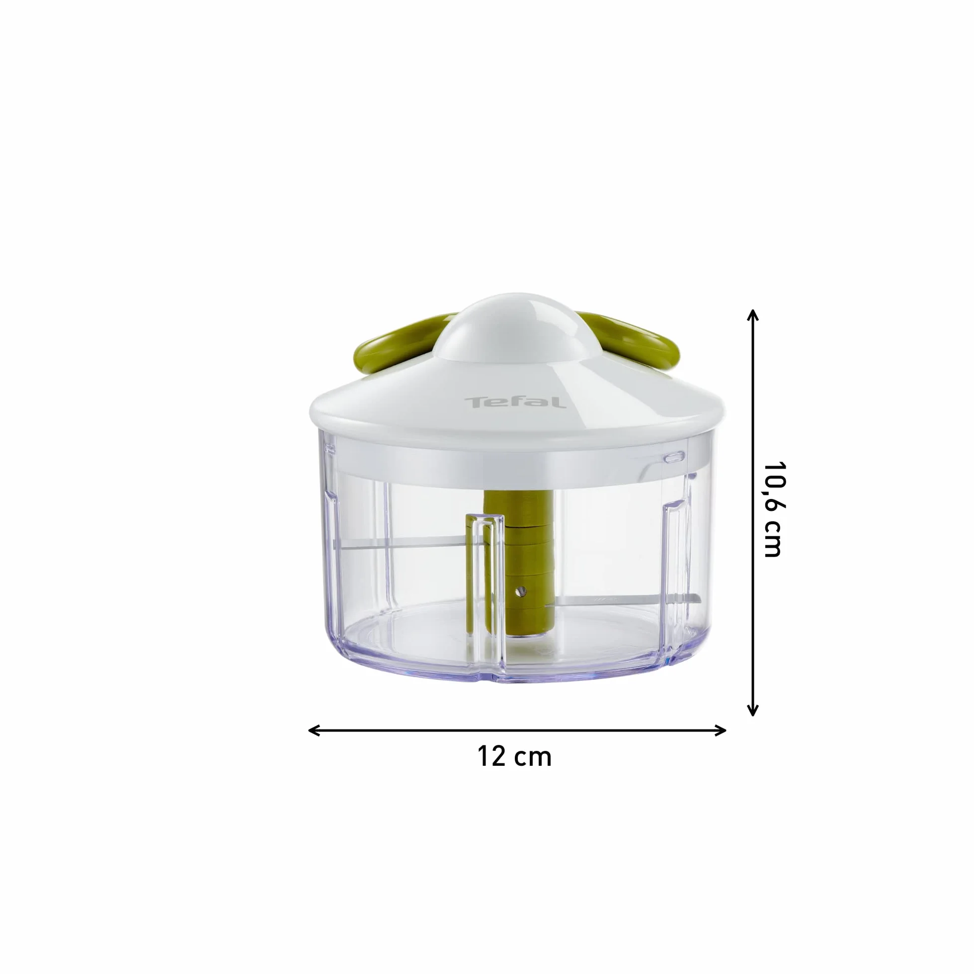 TEFAL Chopper K1330404, 5-sekundowy Chopper, Siekacz do warzyw, Pojemność 500ml, Pełna kontrola nad stopniem rozdrobnienia składników
