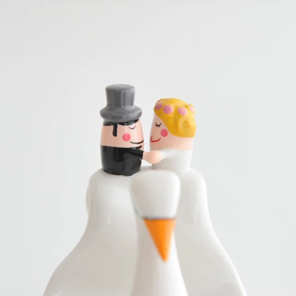 Alessi porcelana biała 8 x 7 x 11 cm
