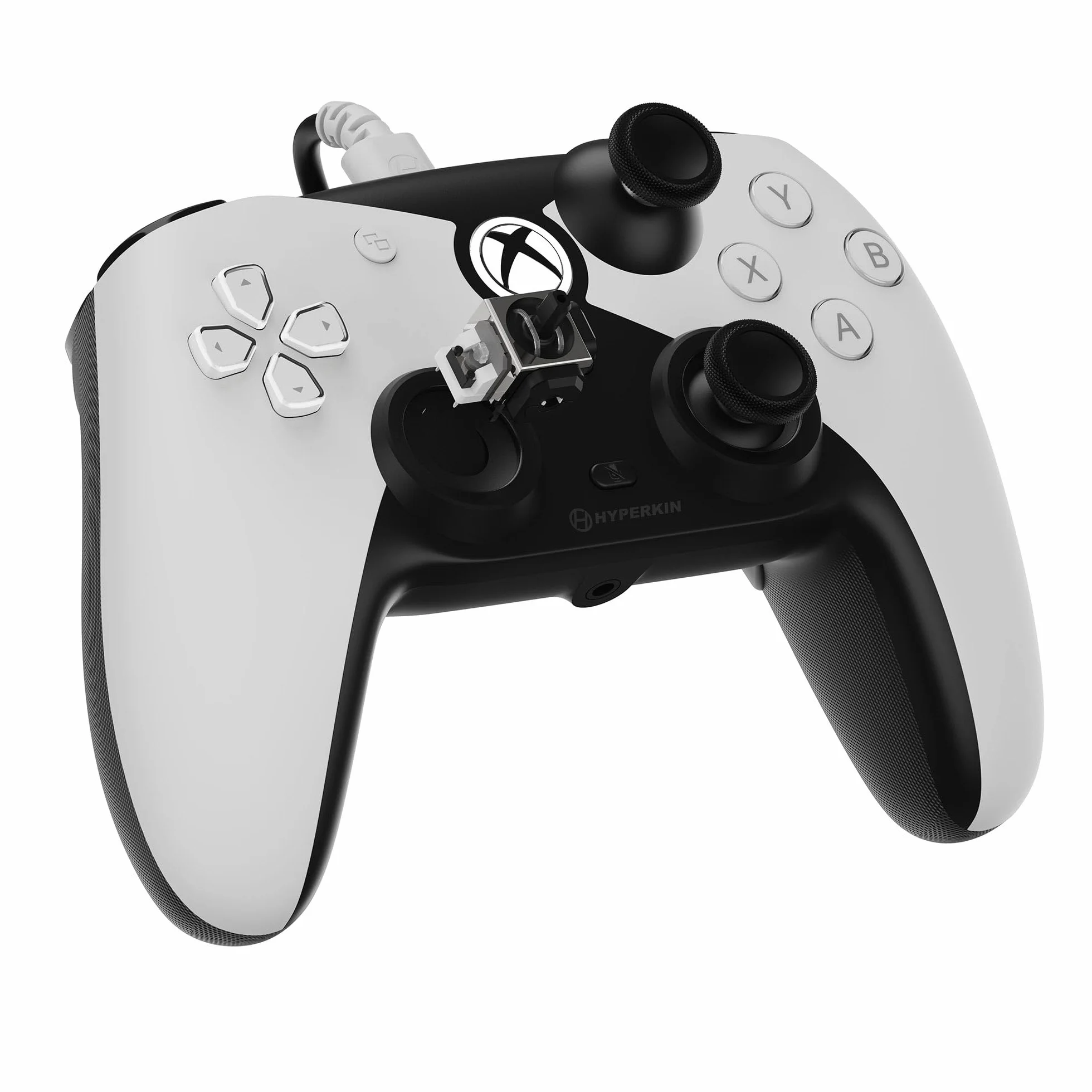 Hyperkin Przewodowy kontroler do Xbox Series X|S, Xbox One i PC - oficjalnie licencjonowany Xbox, joysticki z efektem Halla