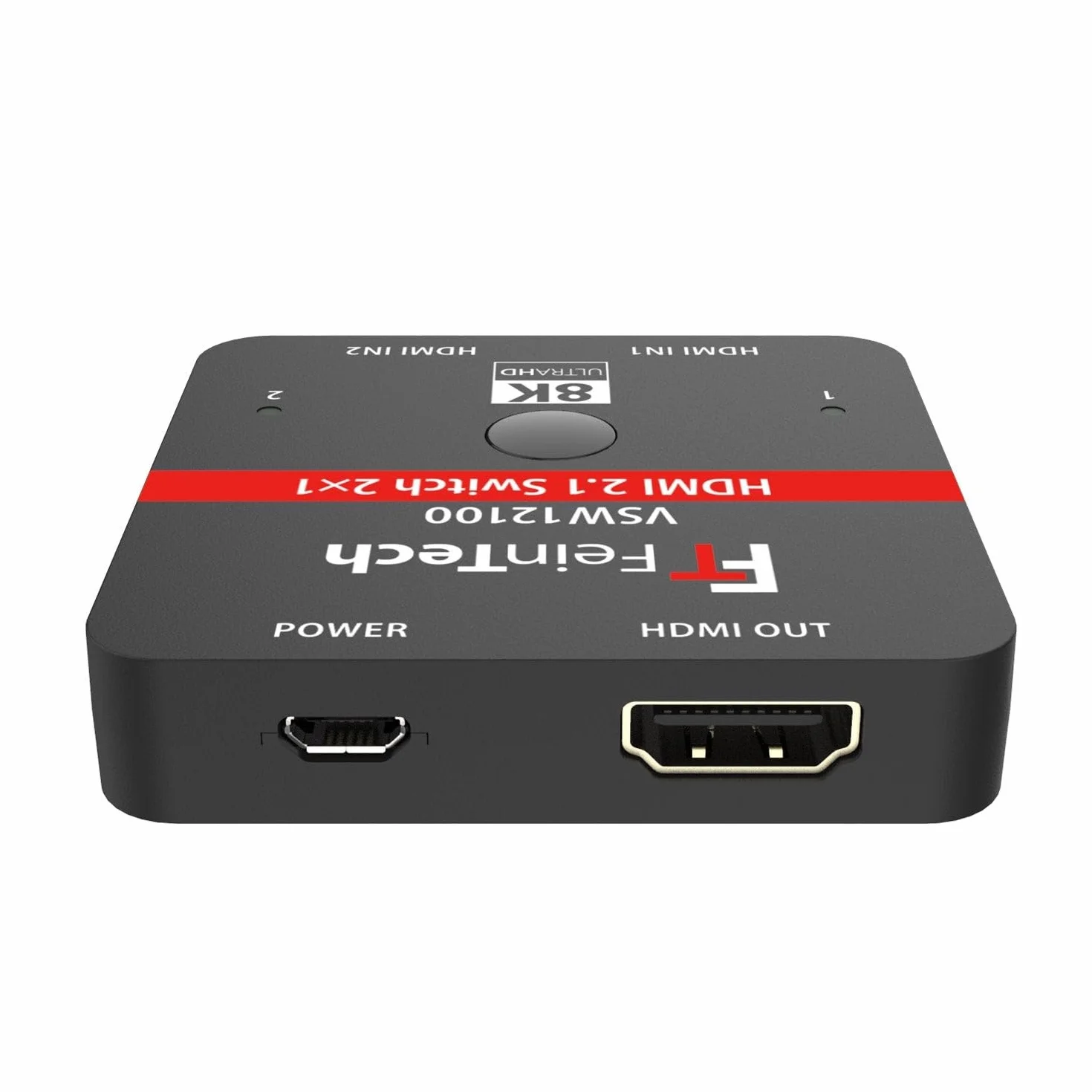 Feintech VSW12100 Switch, Czarny, 8K