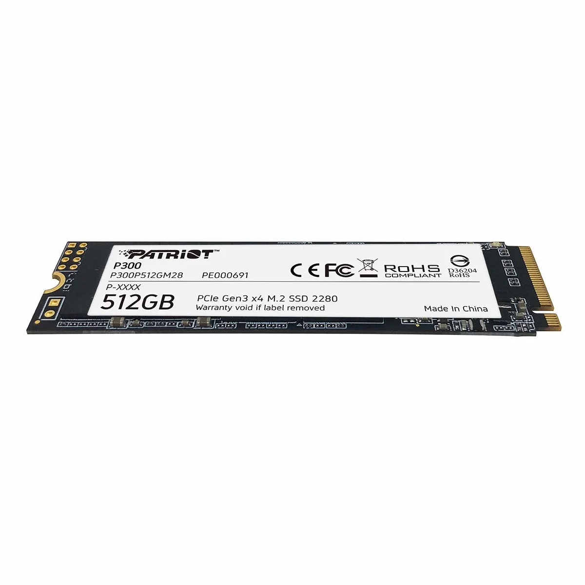 Patriot P300 M.2 PCIe Gen 3 x4 512 GB niskie zużycie energii SSD