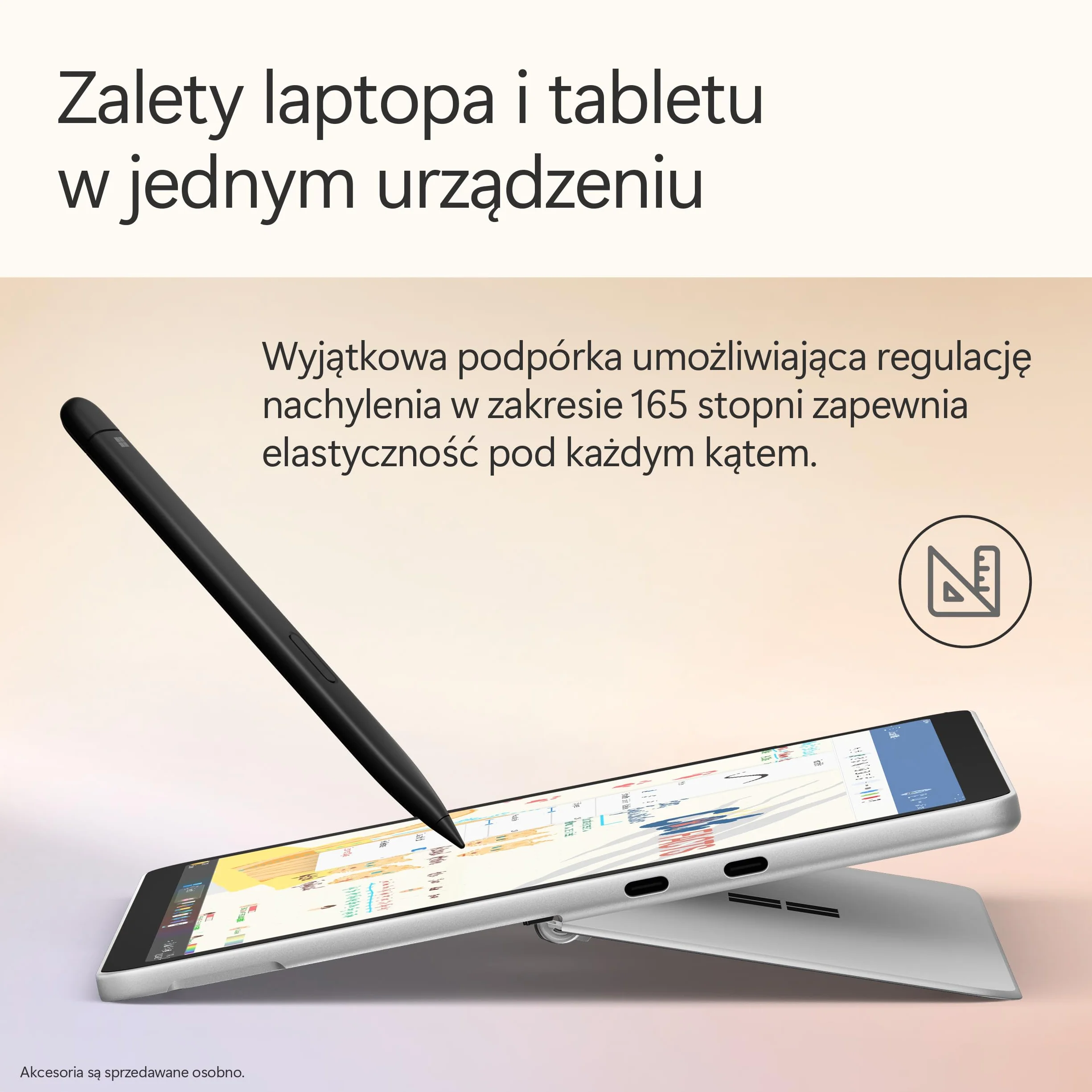 Microsoft Surface Pro | Copilot+ PC | 12-calowy ekran dotykowy LCD | Snapdragon® X Plus | 16 GB pamięci RAM | 512 GB SSD | Najnowszy model, 1. edycja | Platyna