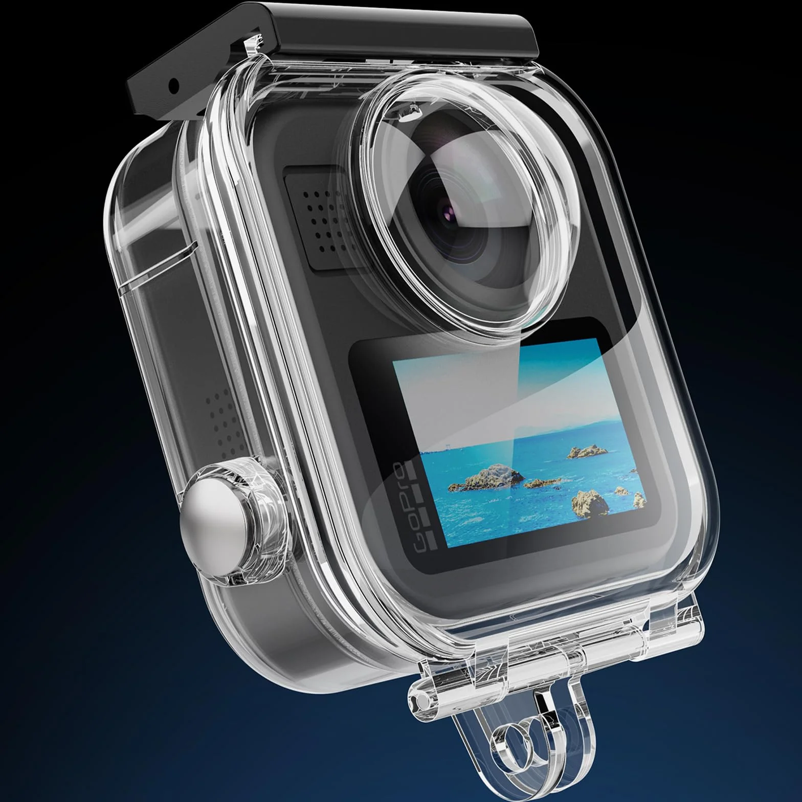 Wodoodporna obudowa do GoPro Max 2, obudowa do nurkowania obudowa podwodna etui ochronne akcesoria do GoPro Max 2