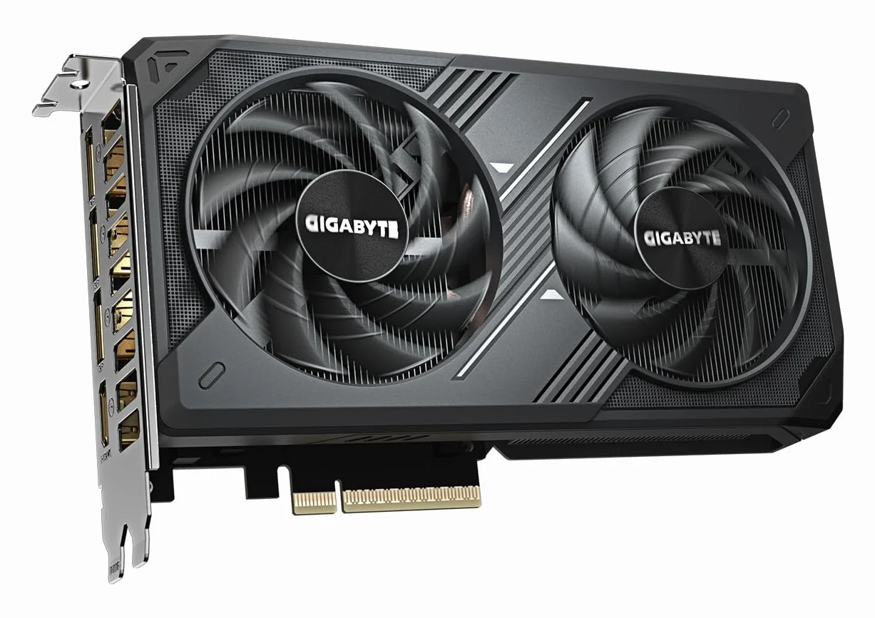 Gigabyte GeForce RTX 5060 WINDFORCE OC 8G karta graficzna - 8 GB GDDR7, 128 bit, PCI-E 5.0, zegar rdzeniowy 2512 MHz, 3 x DisplayPort, 1 x HDMI, GV-N5060WF2OC-8GD