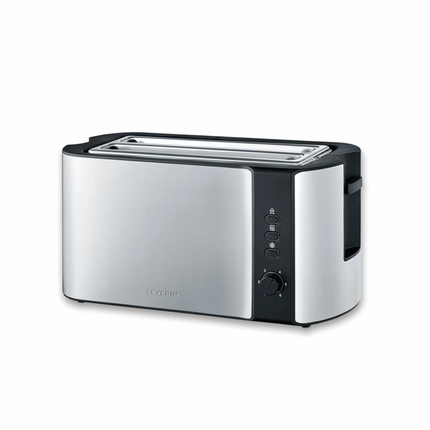 Severin AT 2590 Toster Stal Nierdzewna 1400 W Czarny Srebrny