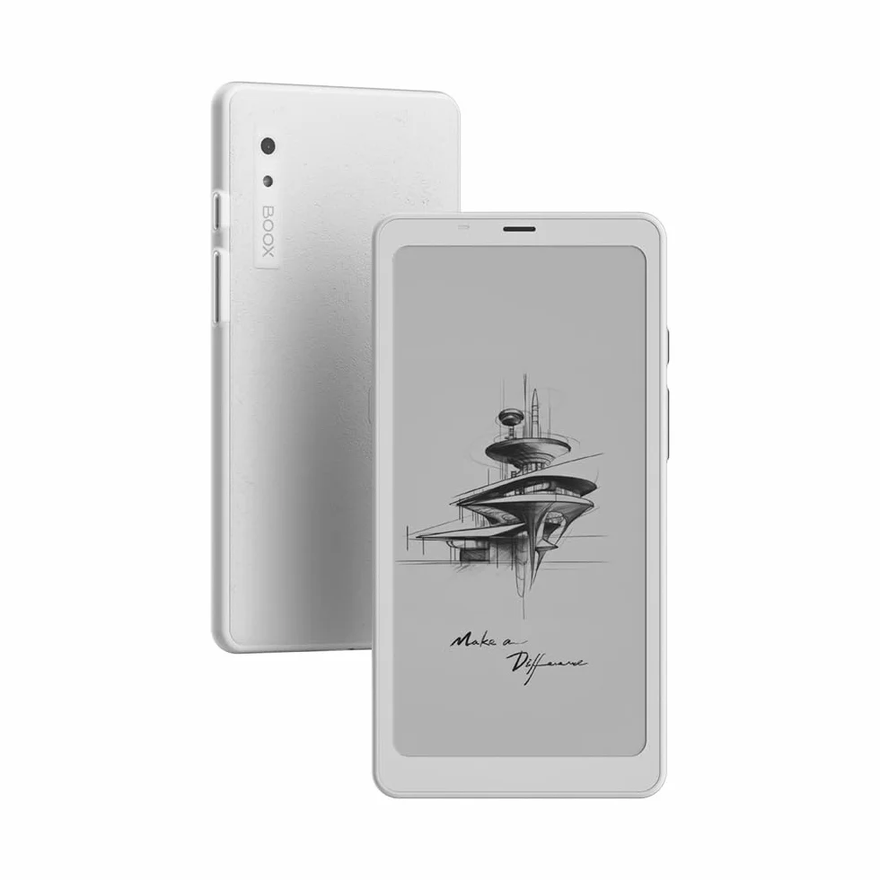 BOOX Palma 6.13" Mobilny ePapier Czytnik 128 GB Android 11 Światło E-Ink Kamera (Biel)