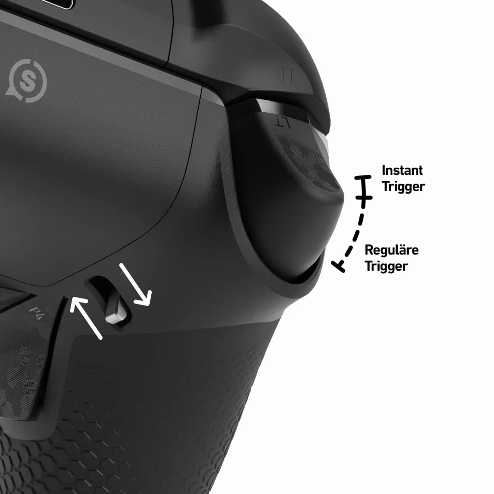 SCUF Instinct Pro Performance Series bezprzewodowy kontroler Xbox - wymienne tylne wiosła - natychmiastowe wyzwalacze - Xbox Series X|S, Xbox One, PC i telefon komórkowy, czarny