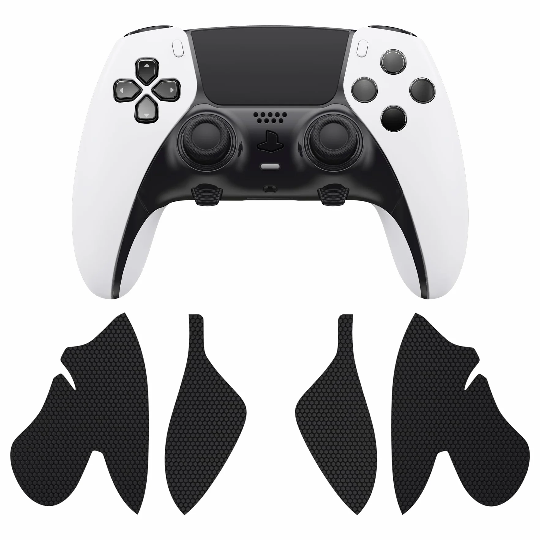 PlayVital Grip Sticker do ps5 Edge Kontrolera, Miękkie Gumowe Podkładki Uchwyty Antypoślizgowy Skin do Kontrolera