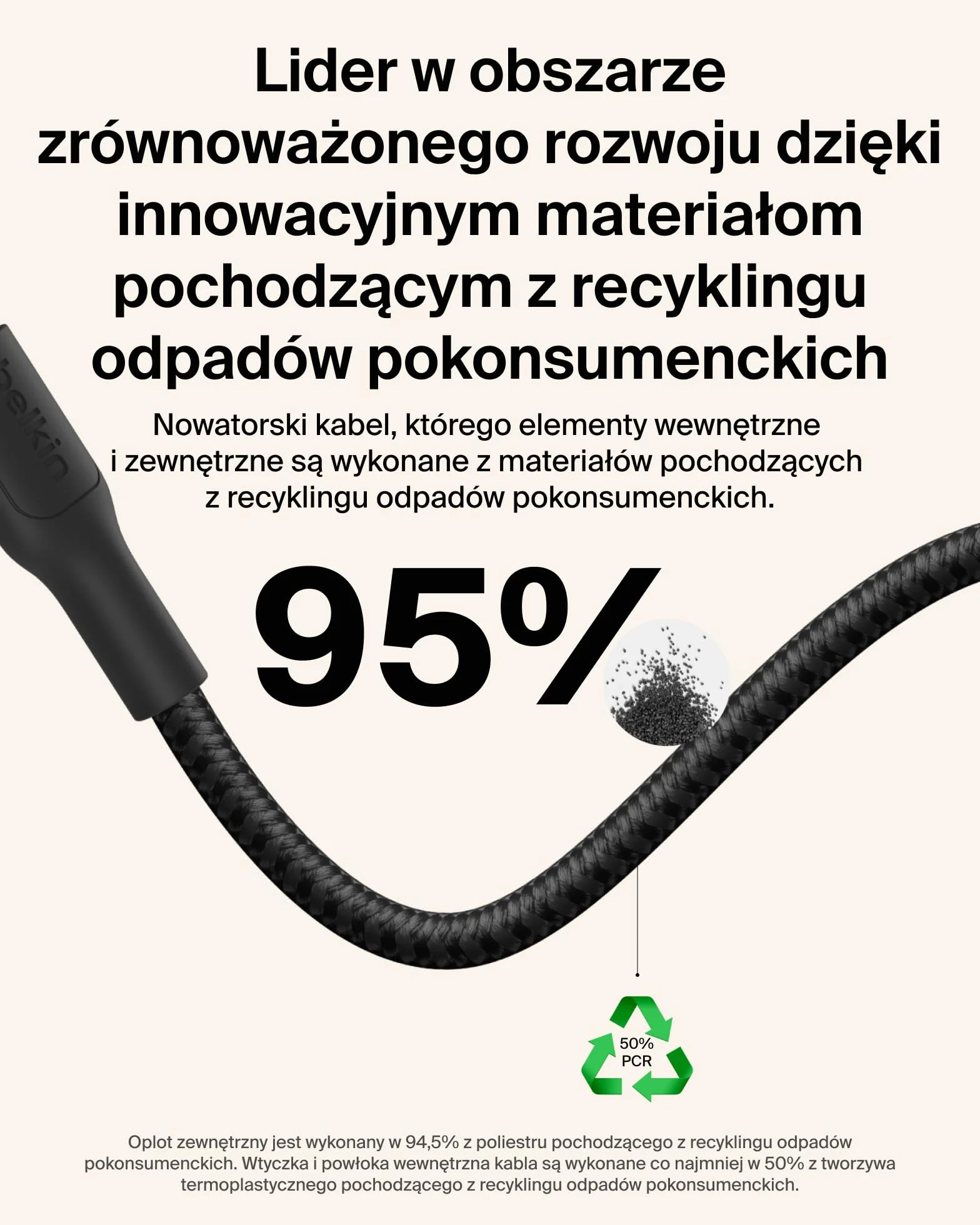 Belkin Kabel USB-C na USB-C 60W 2m Czarny do szybkiego ładowania Nintendo Switch 2 iPhone 16