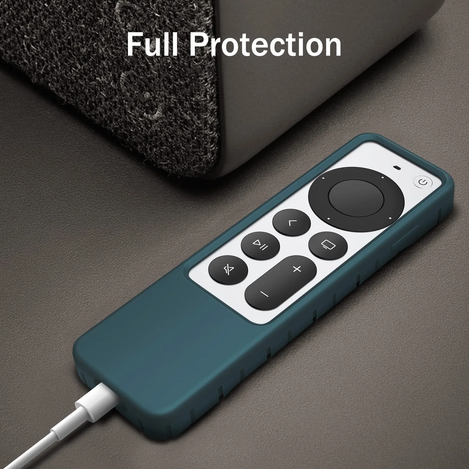 Fintie Etui ochronne do Apple TV Siri Remote 2021/2022 – grzebień miodowy, lekki, antypoślizgowy, odporny na uderzenia, silikonowy pokrowiec do pilota Apple TV 4K / HD Siri (2. generacja/3.
